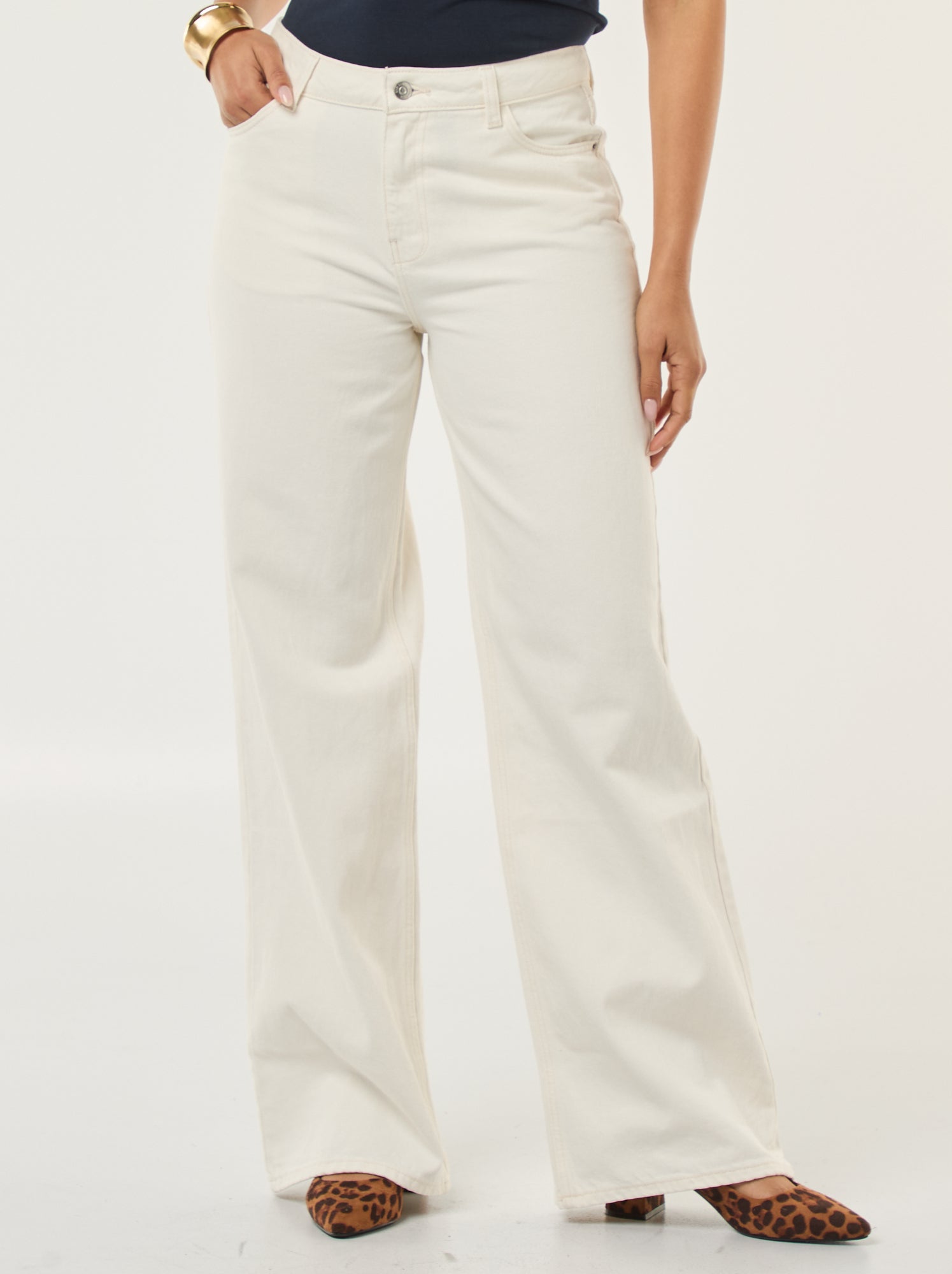 Jean wide leg - L30 - Blanc