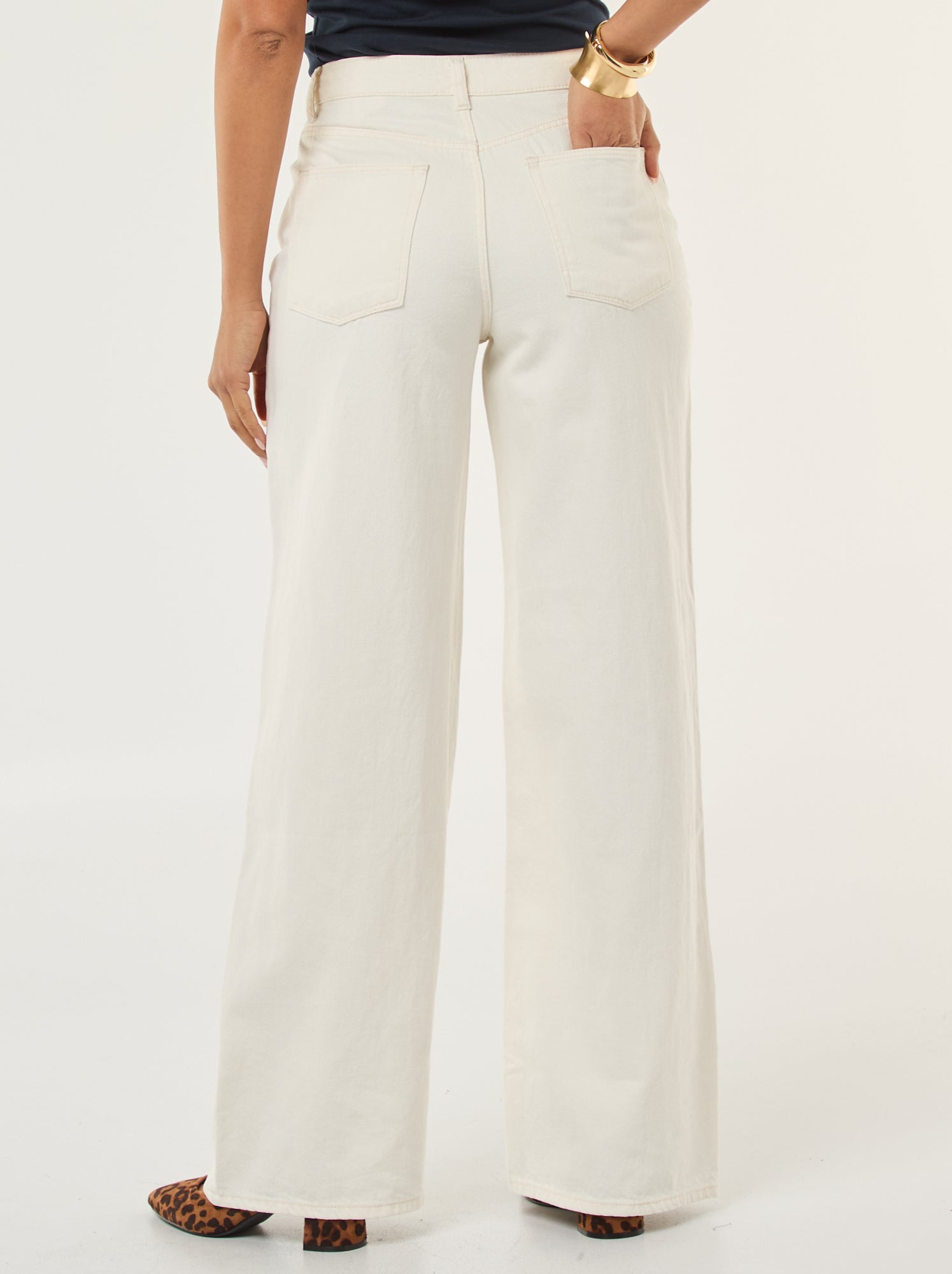 Jean wide leg - L30 - Blanc