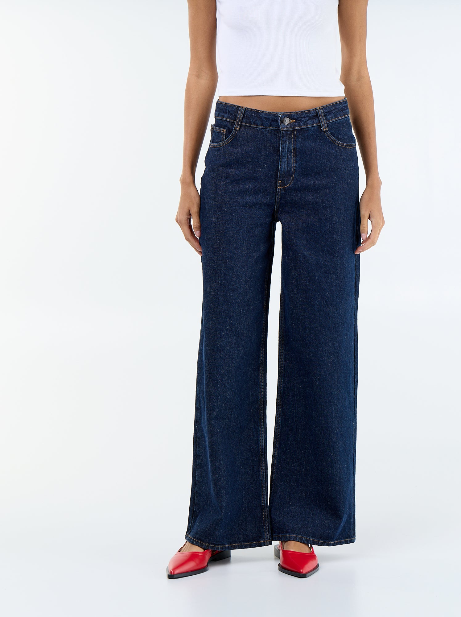 Jean wide leg - L30 - Bleu