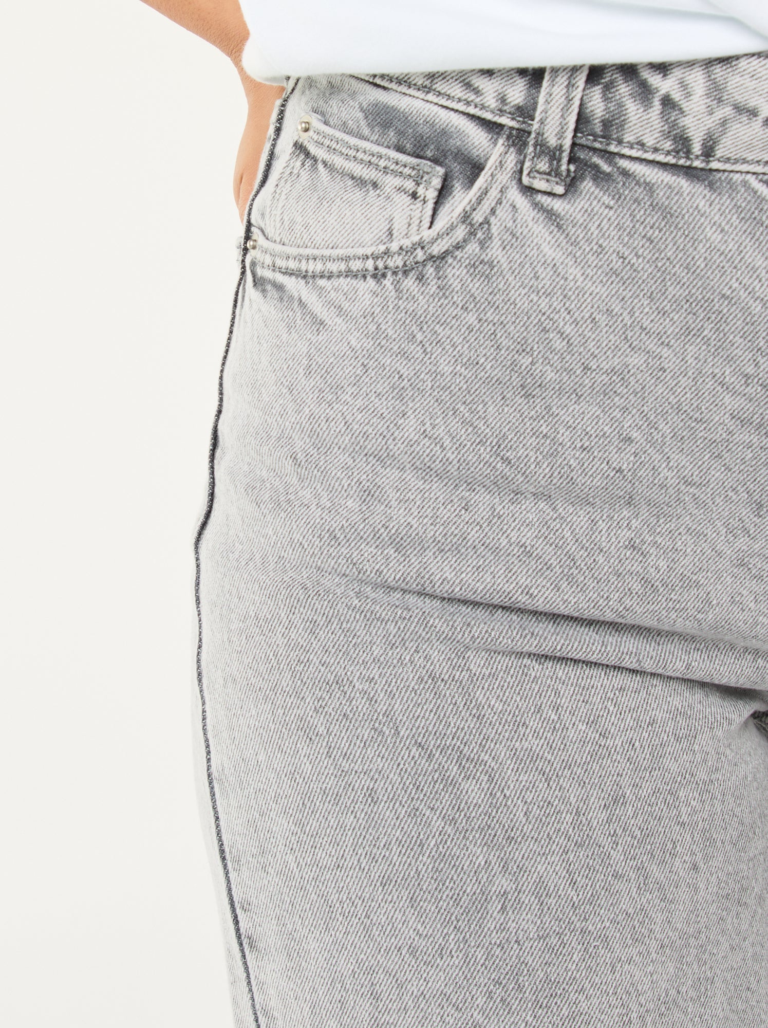Jean wide leg - L30 - Gris