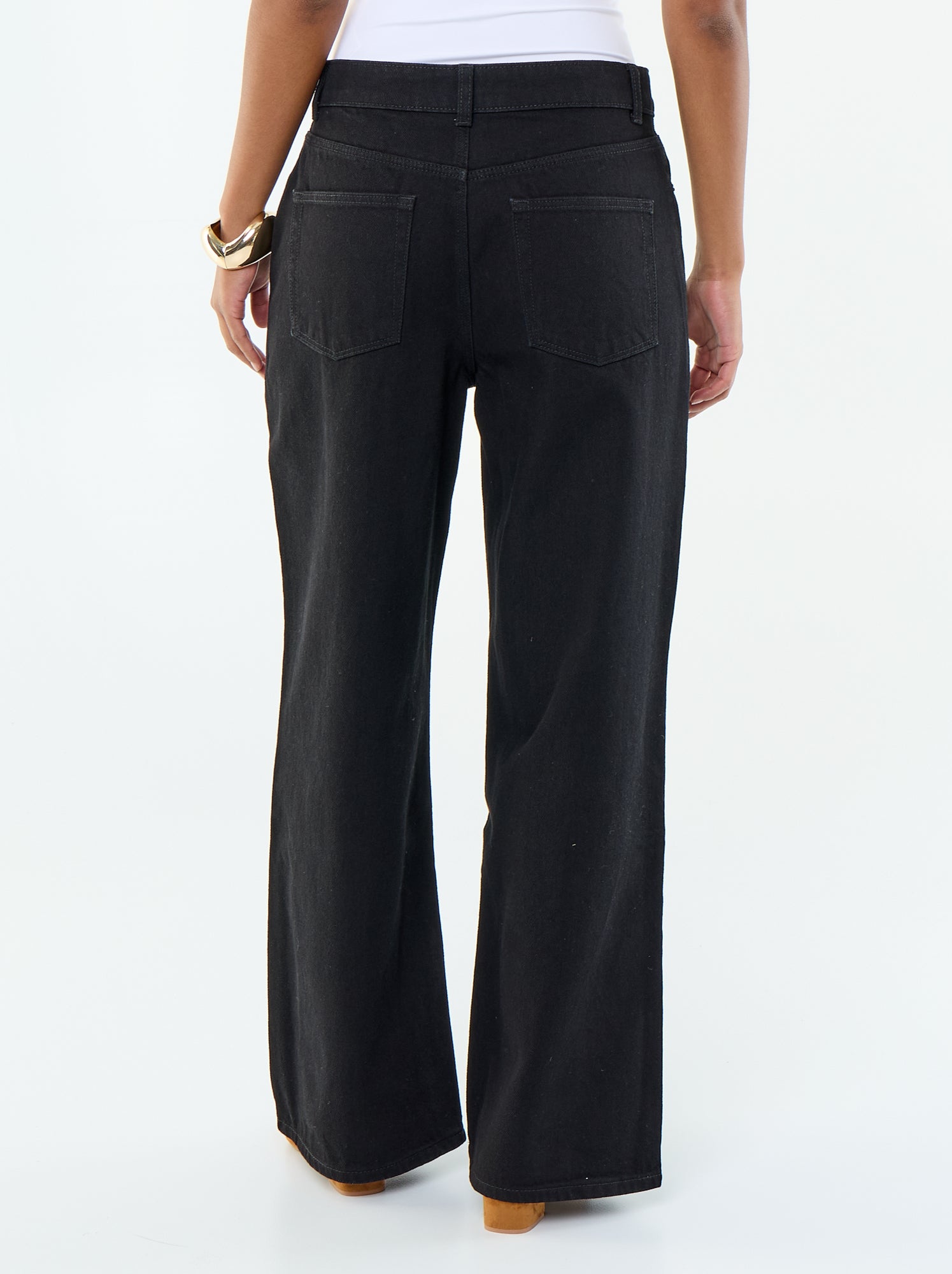 Jean wide leg - L30 - Noir
