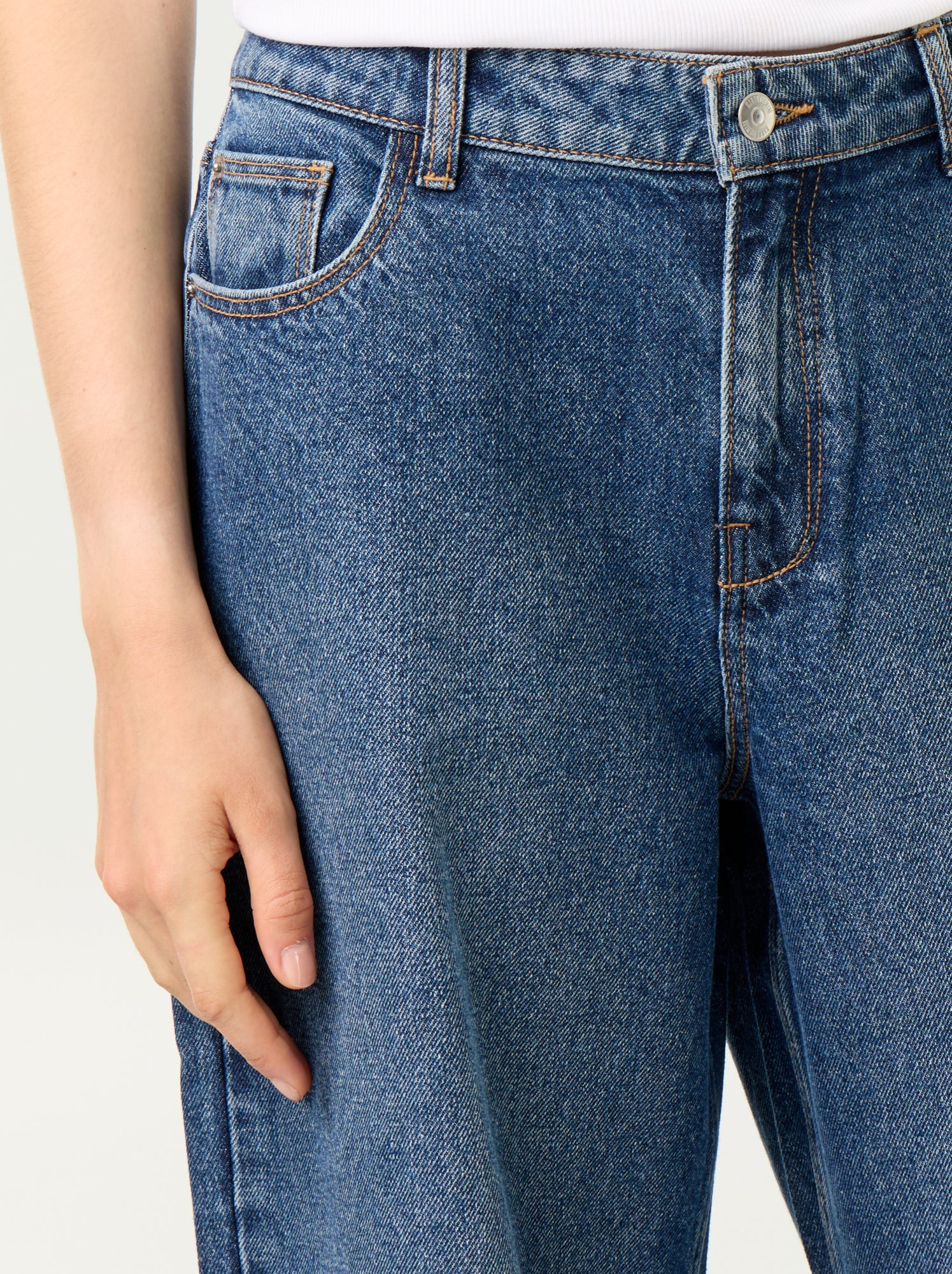 Jean wide leg - L30 - Stone