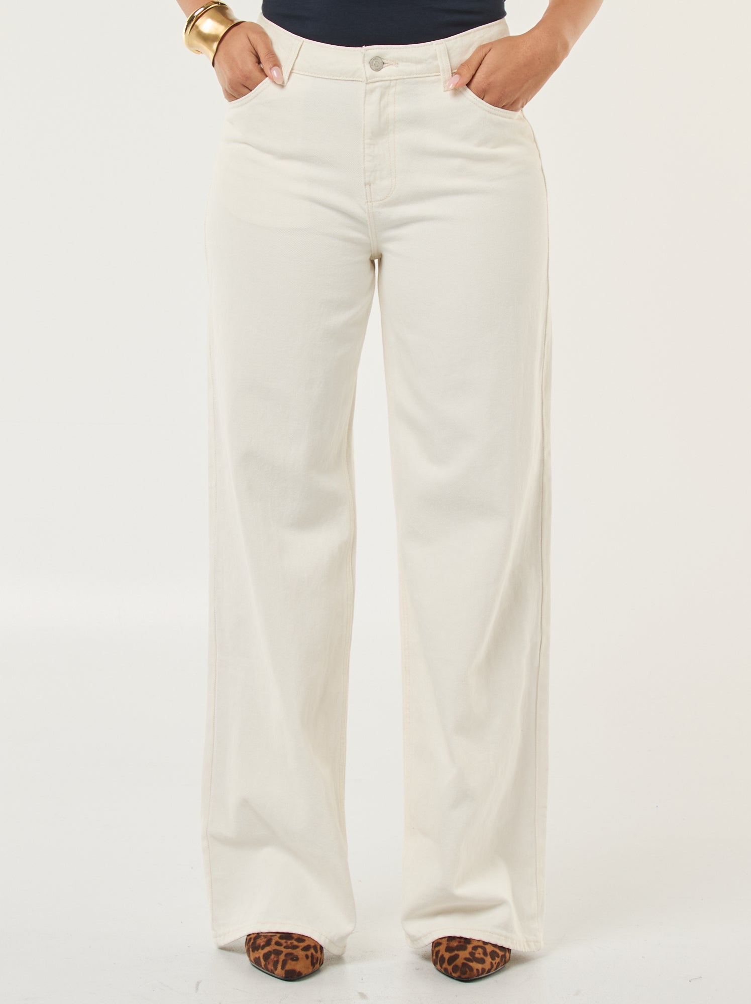 Jean wide leg - L32 - Blanc