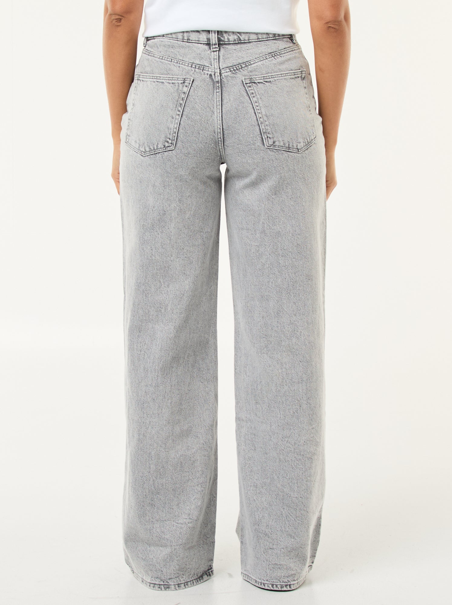 Jean wide leg - L32 - Gris