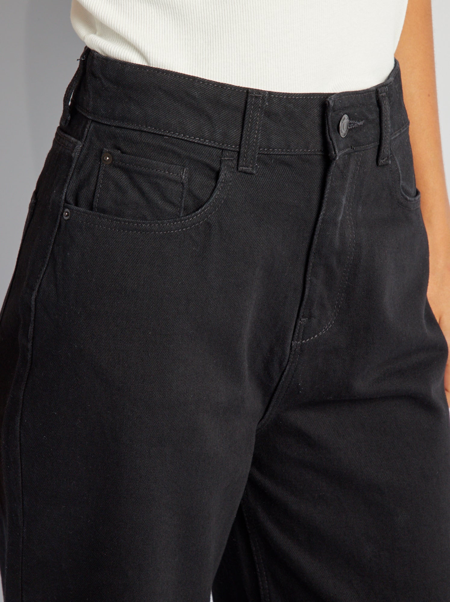 Jean wide leg - L32 - noir