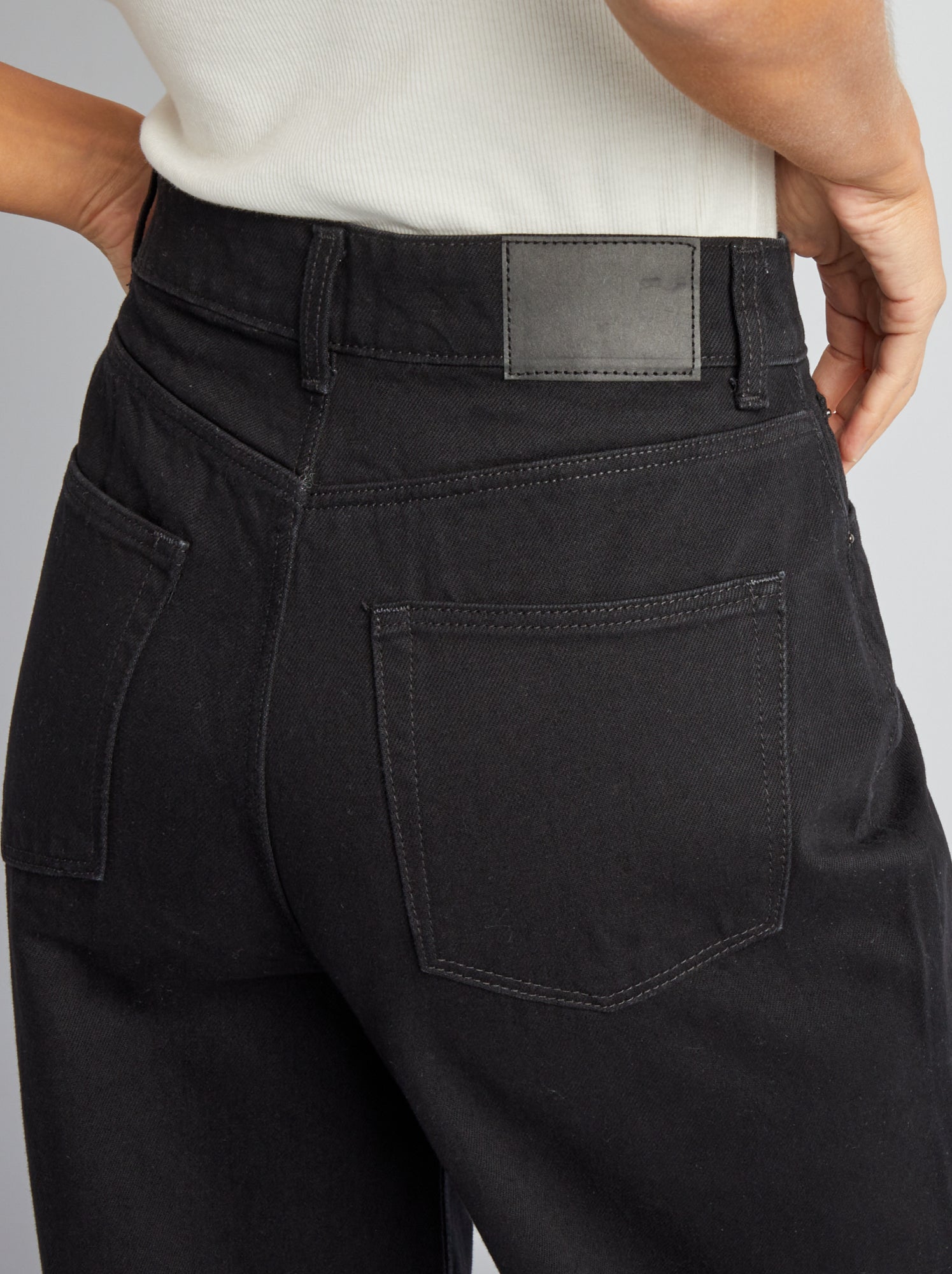 Jean wide leg - L32 - noir