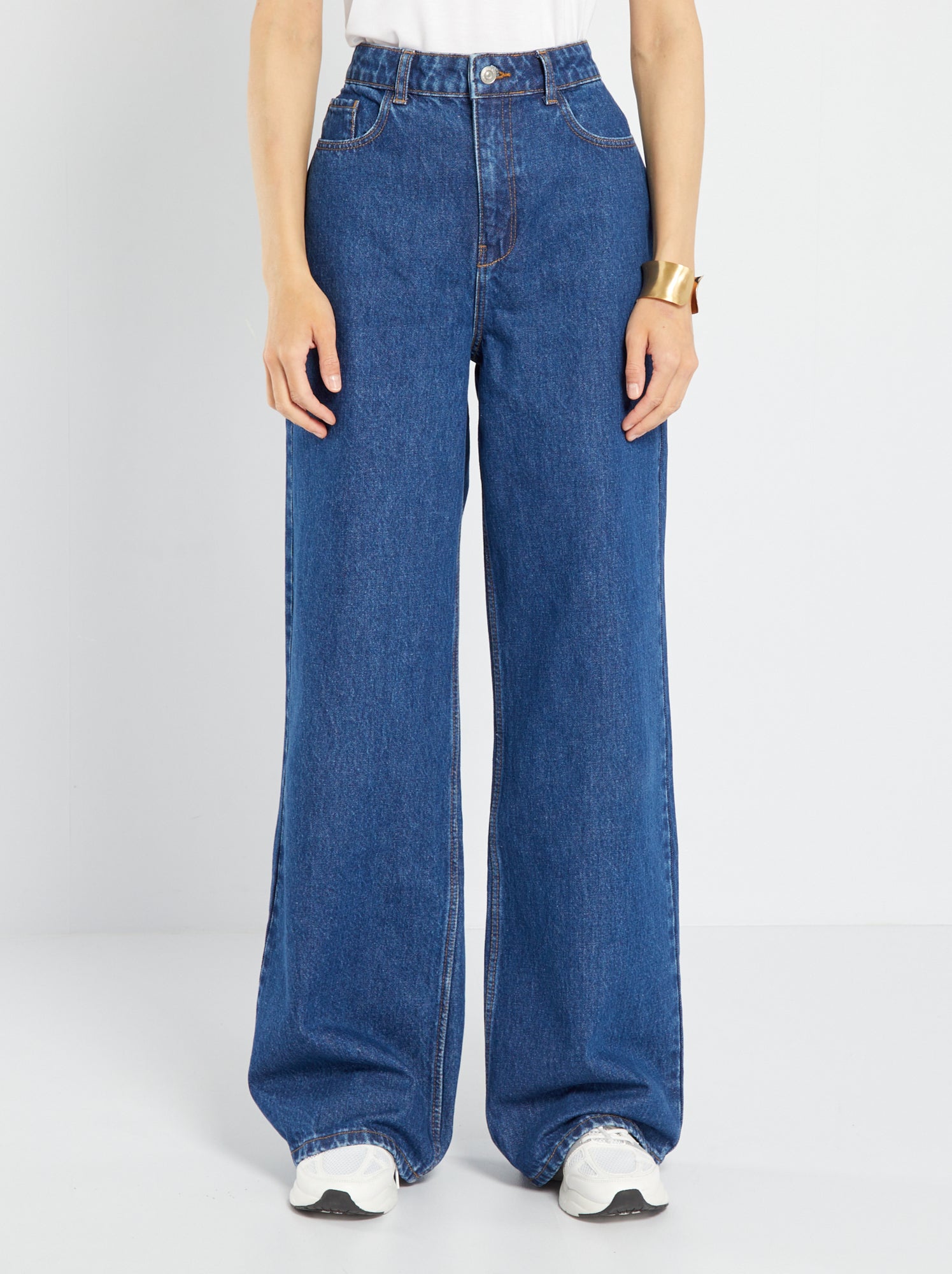 Jean wide leg - L32 - Stone