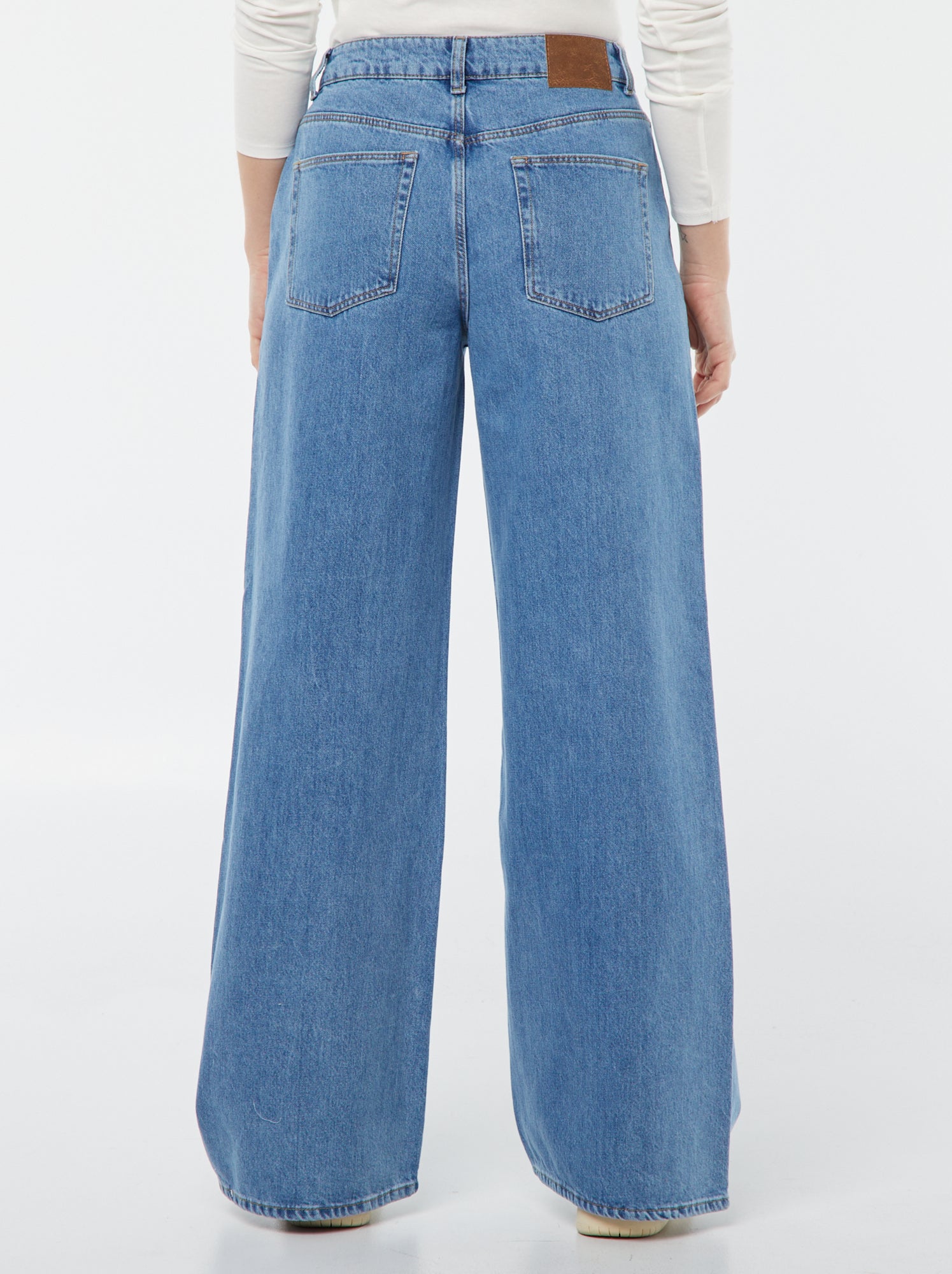 Jean wide leg - L32 - Triple stone
