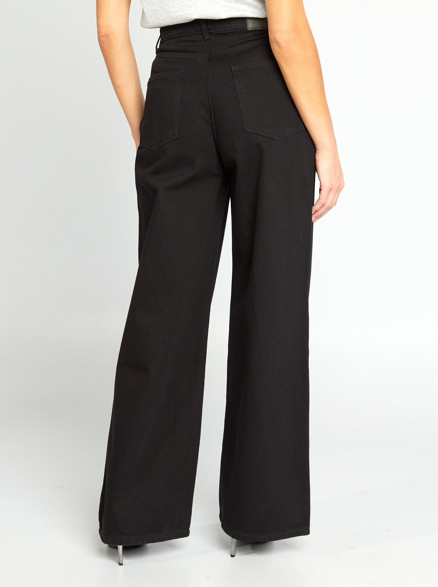 Jean wide leg - L34 - Noir