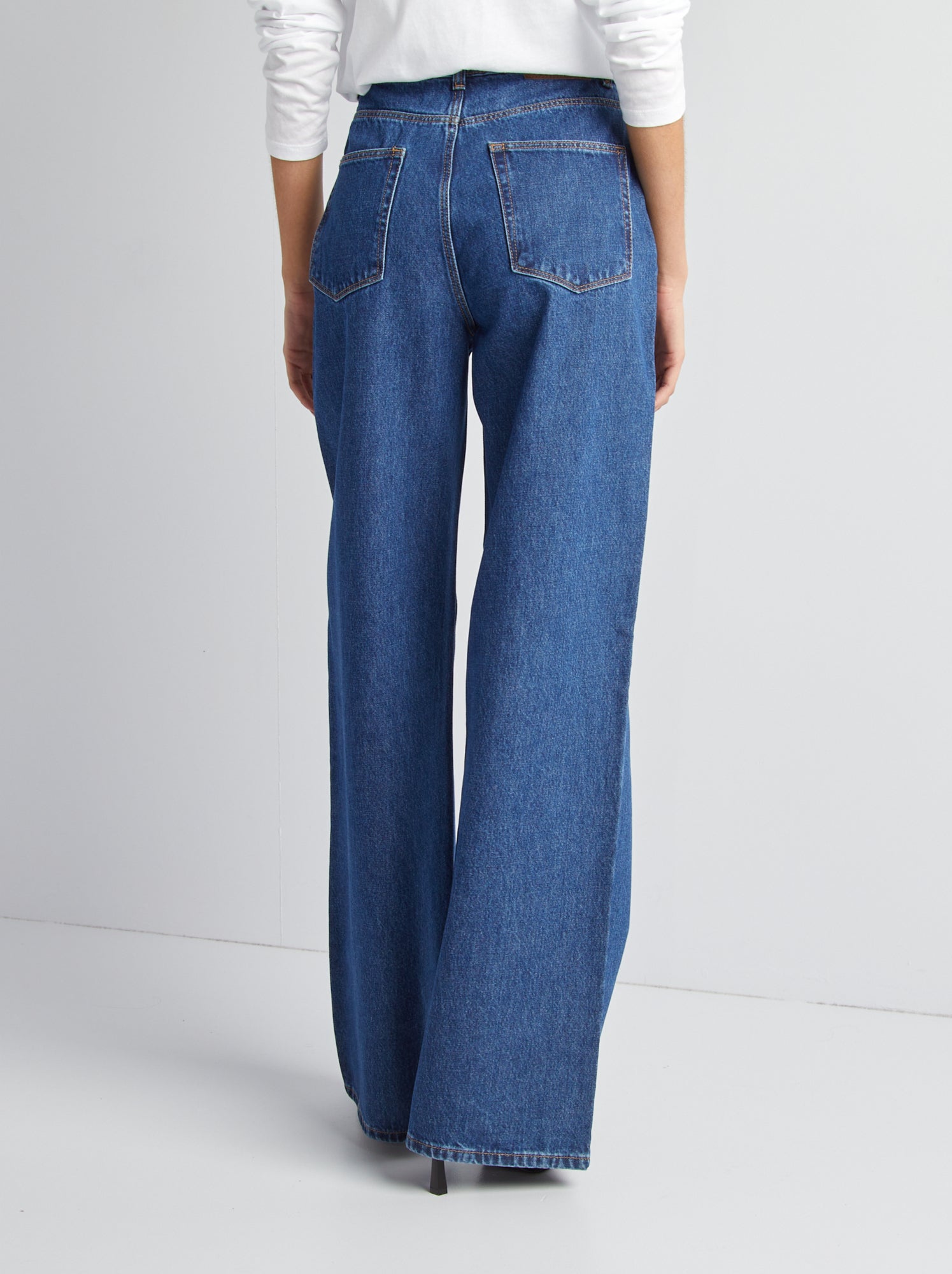 Jean wide leg - L34 - Stone
