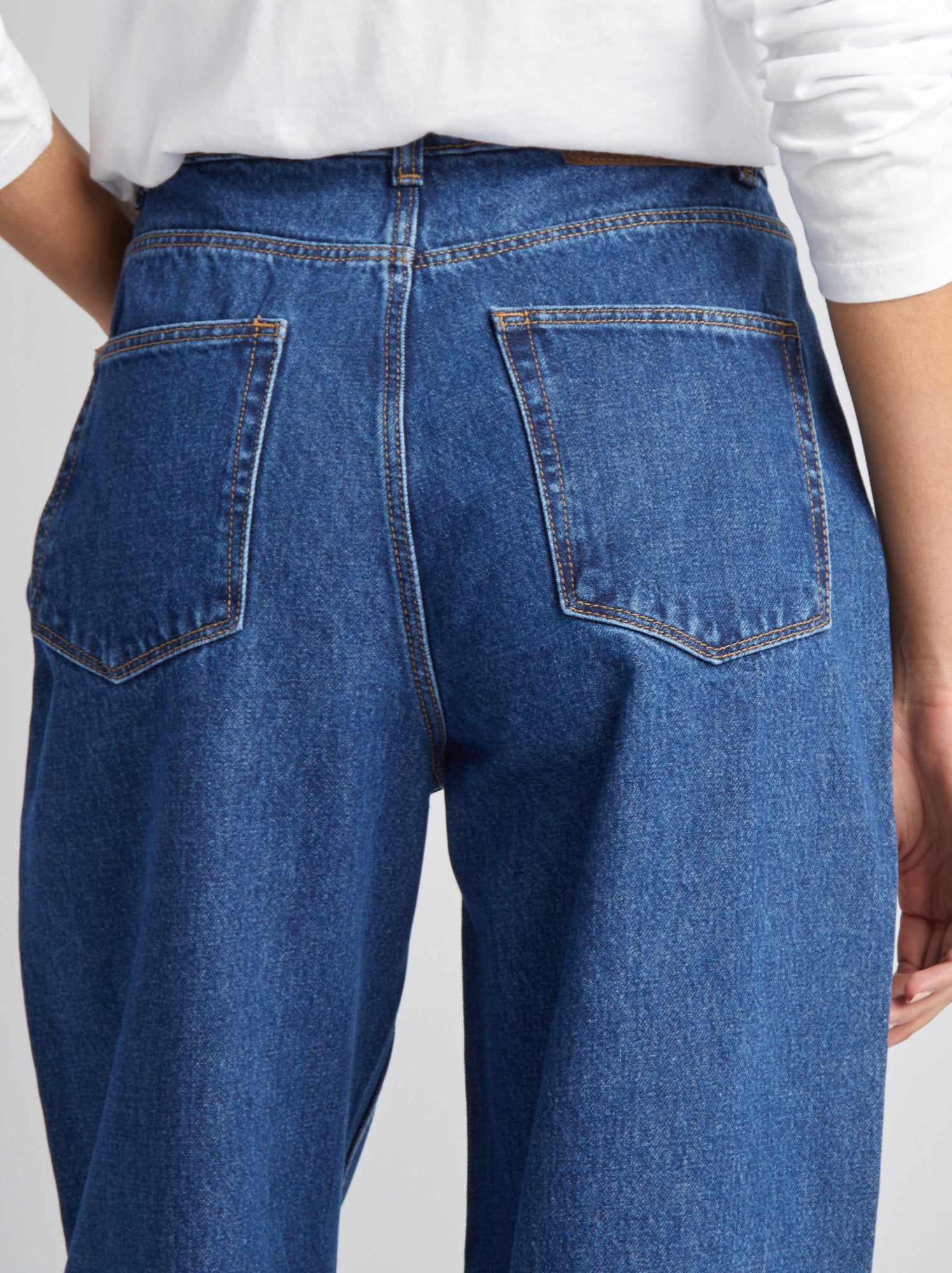 Jean wide leg - L34 - Stone