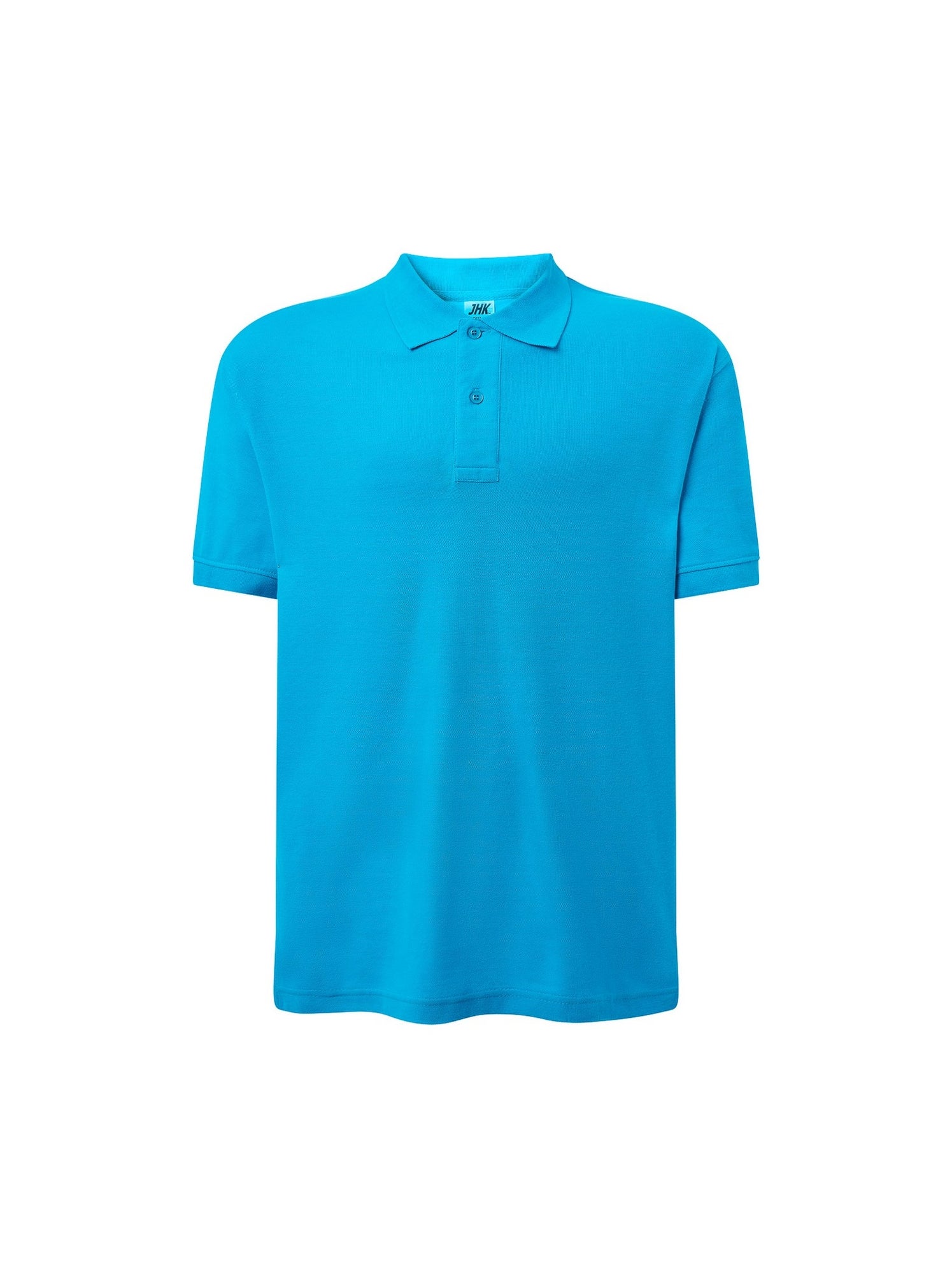 JHK - Polo - Bleu marine/Turquoise