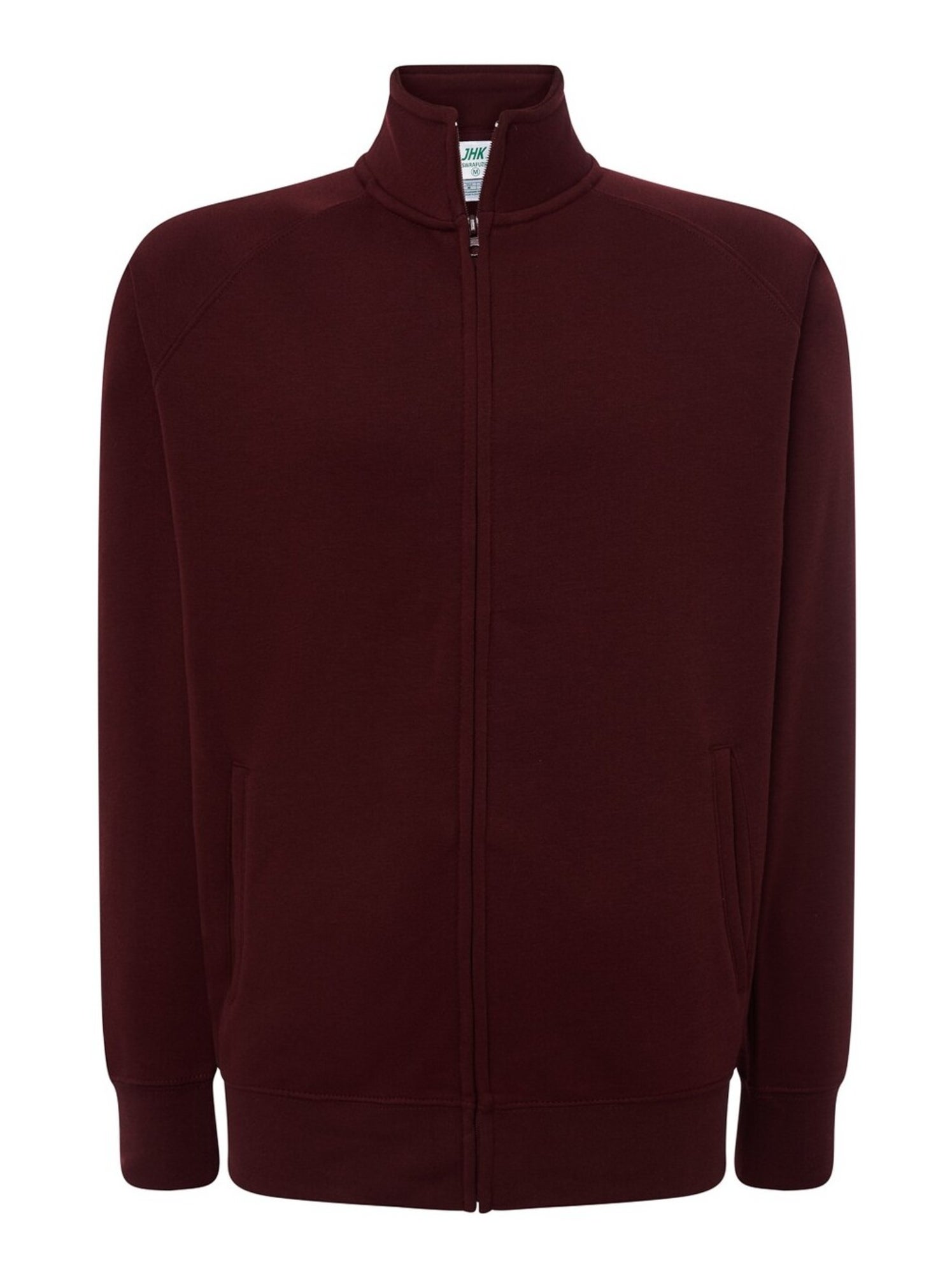 JHK - Sweat motif/style uni - Bordeaux