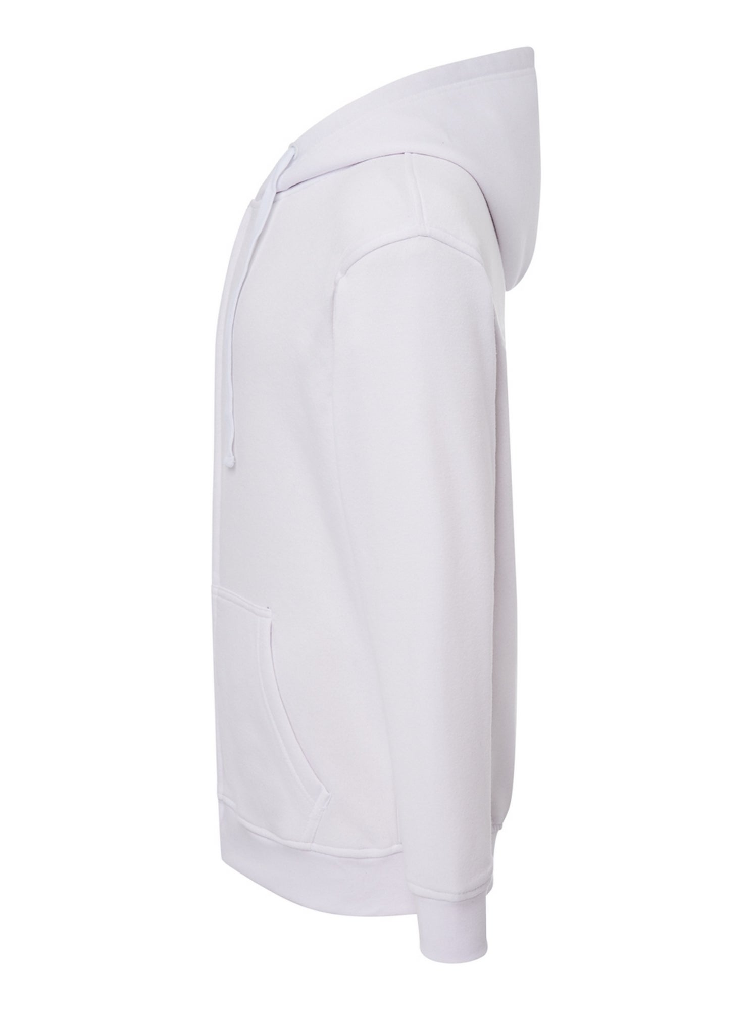 JHK - Veste à capuche motif/style uni - Blanc