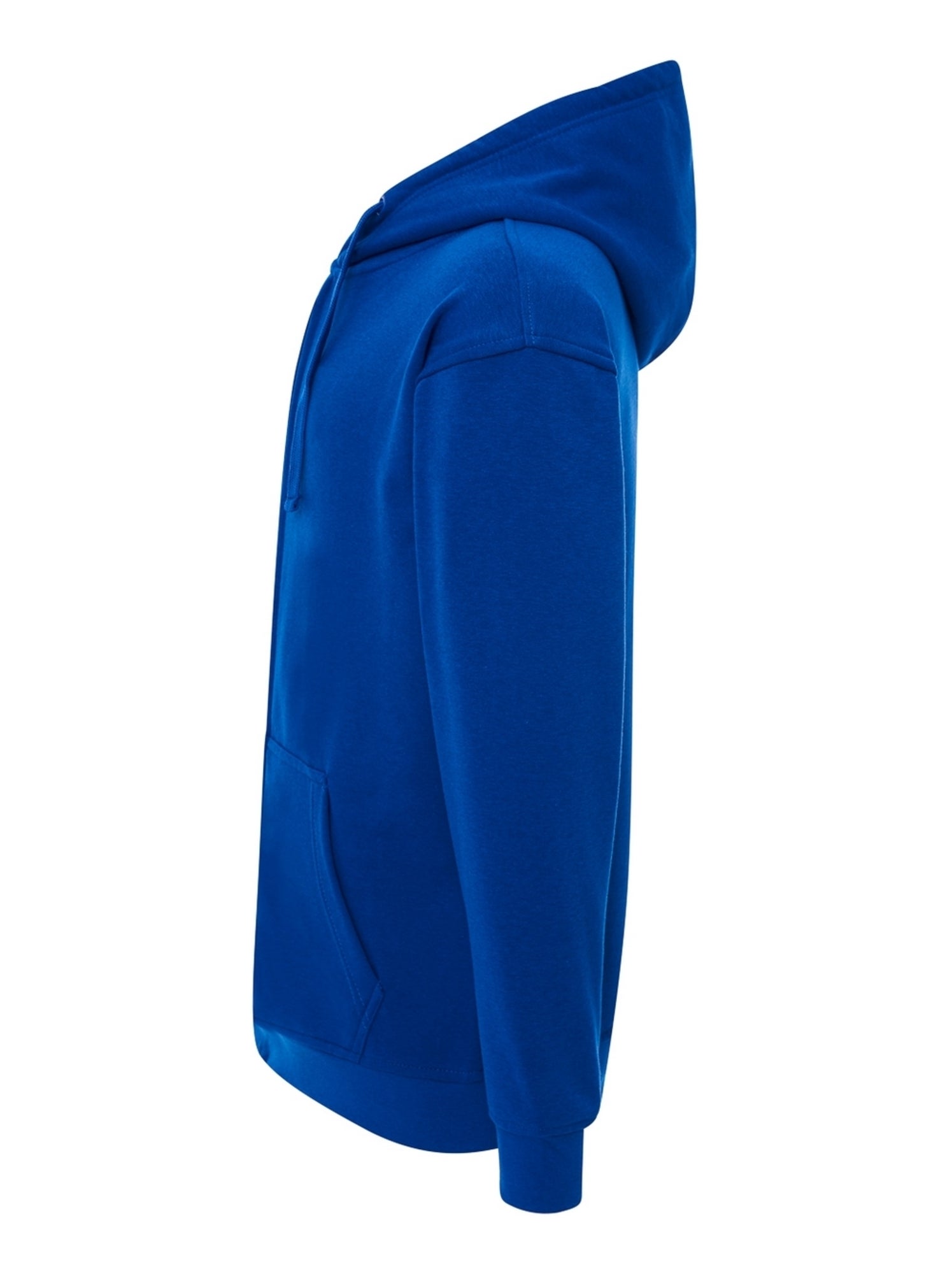 JHK - Veste à capuche motif/style uni - Bleu roi