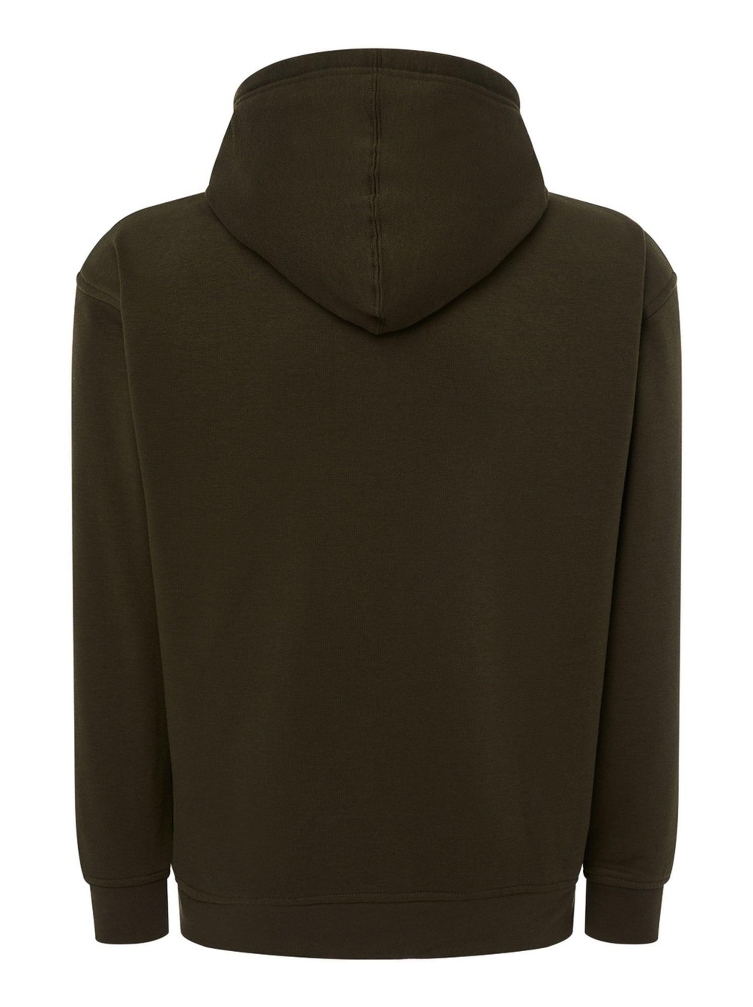 JHK - Veste à capuche motif/style uni - Kaki