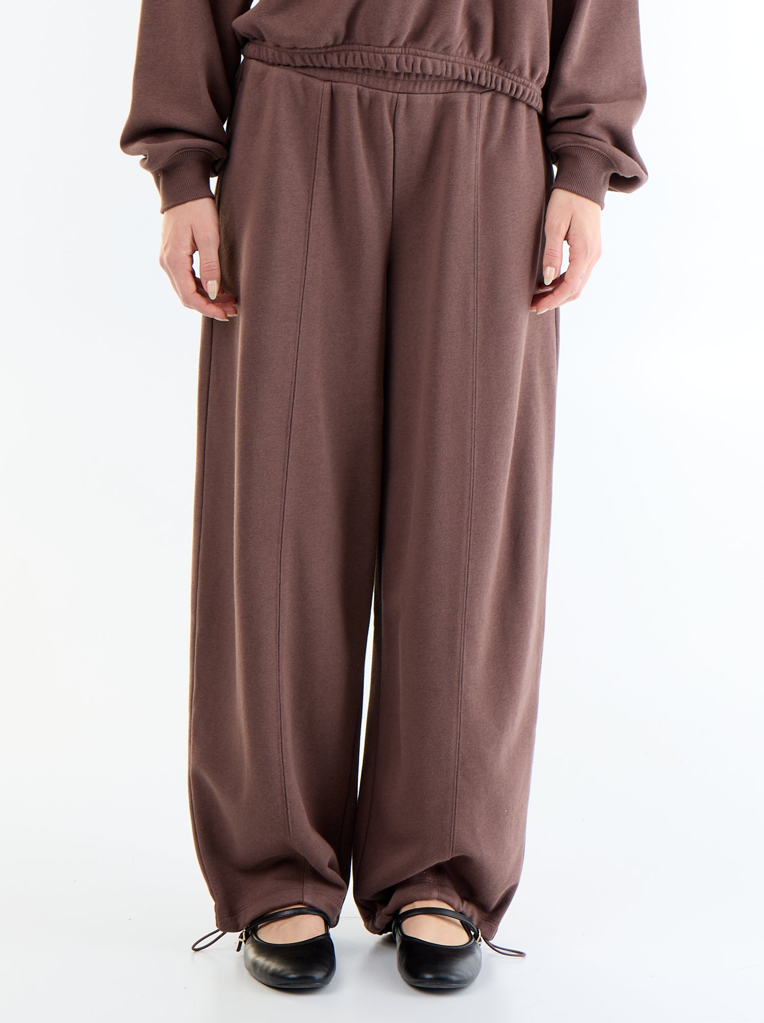 Jogging de sport large - Marron