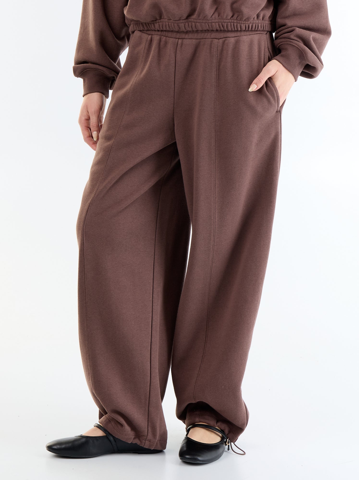 Jogging de sport large - Marron