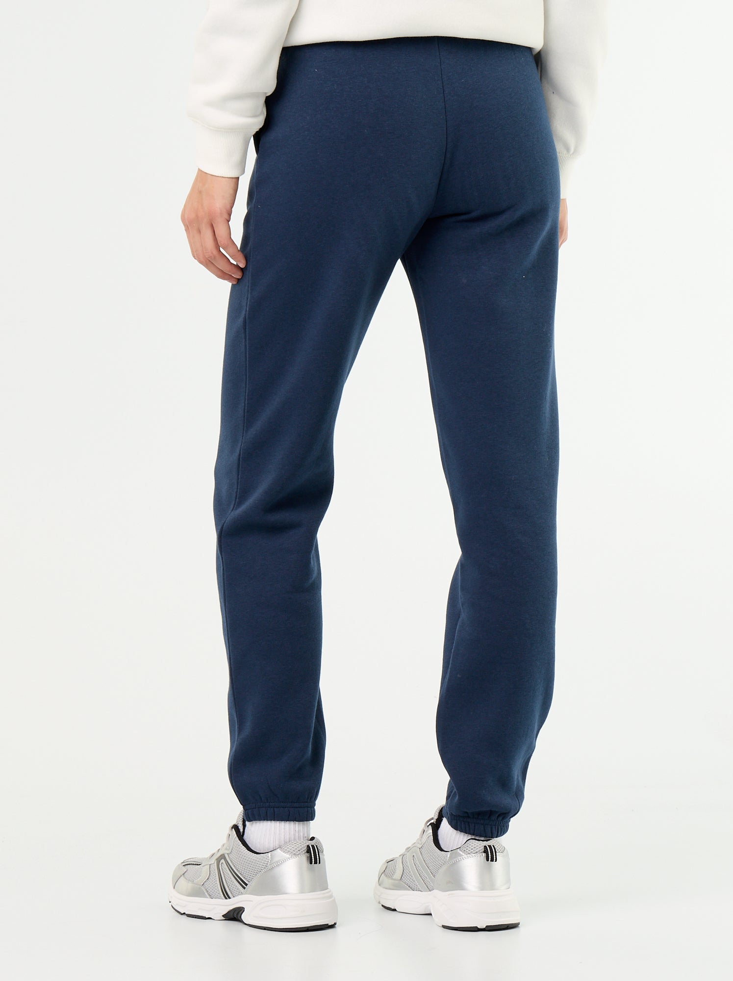 Pantalon de jogging femme en maille lourde - Bleu