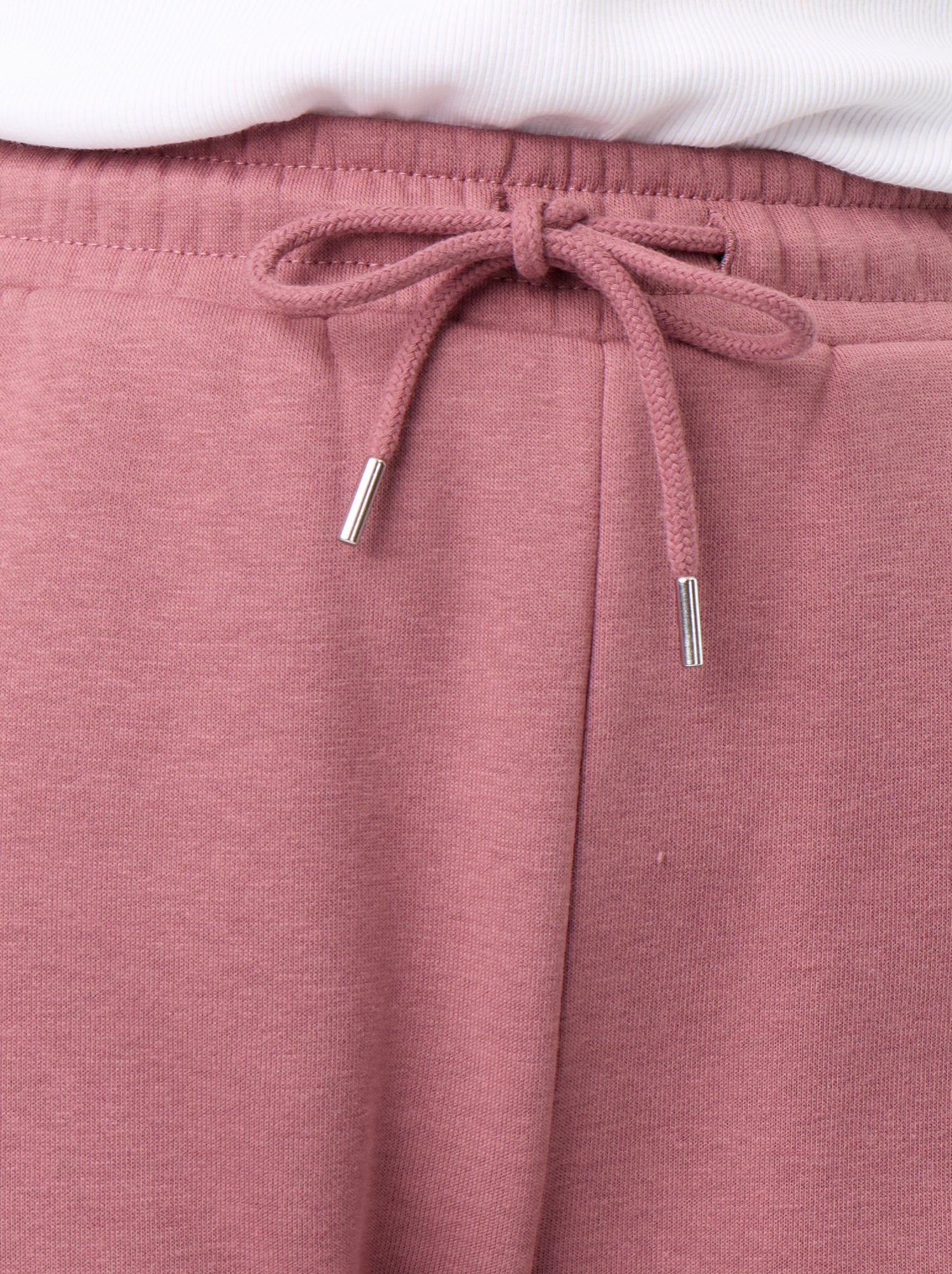 Pantalon de jogging femme en maille lourde - Rose (DMA23_19)