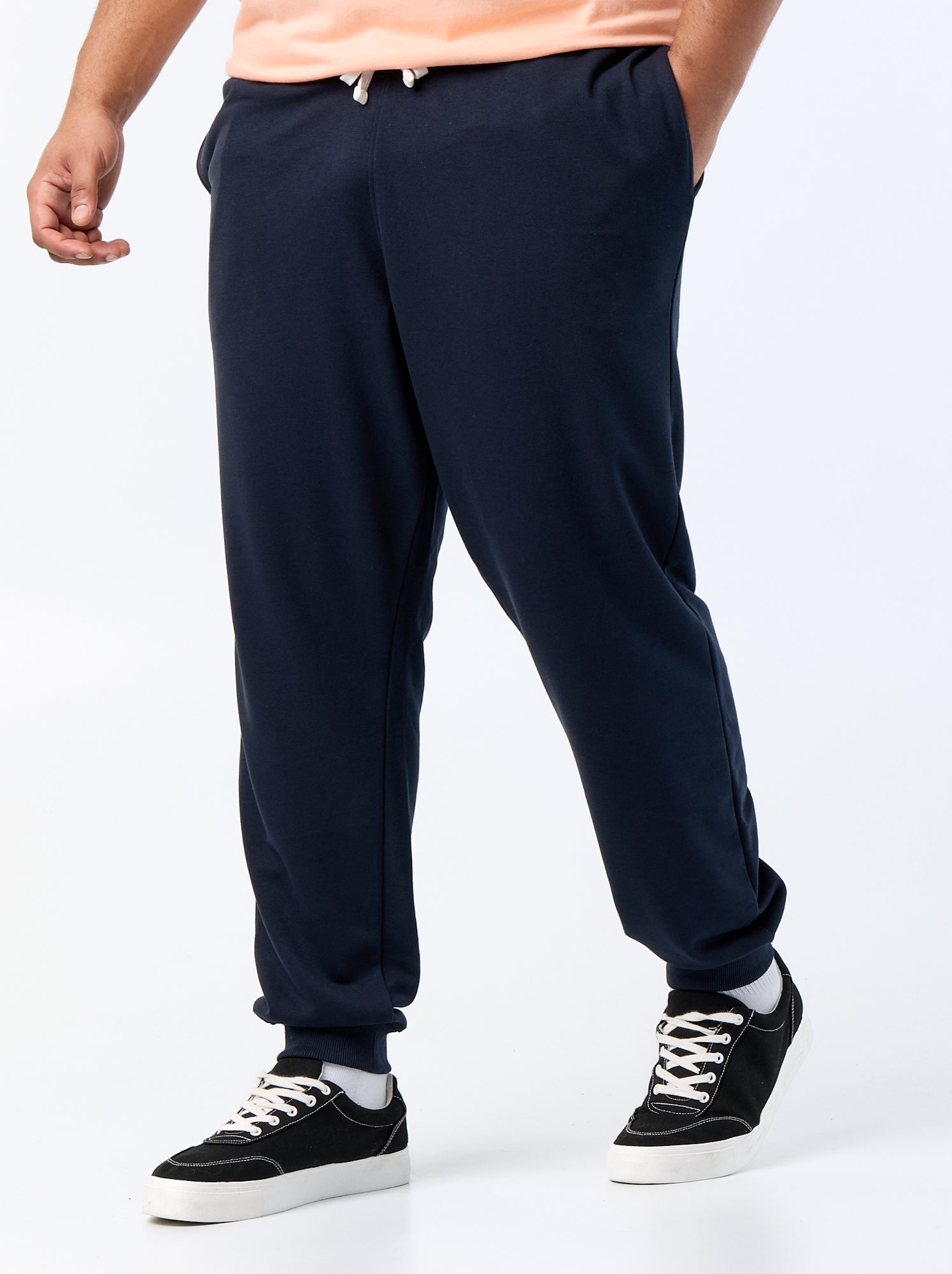 Jogging en molleton gratté - Bleu