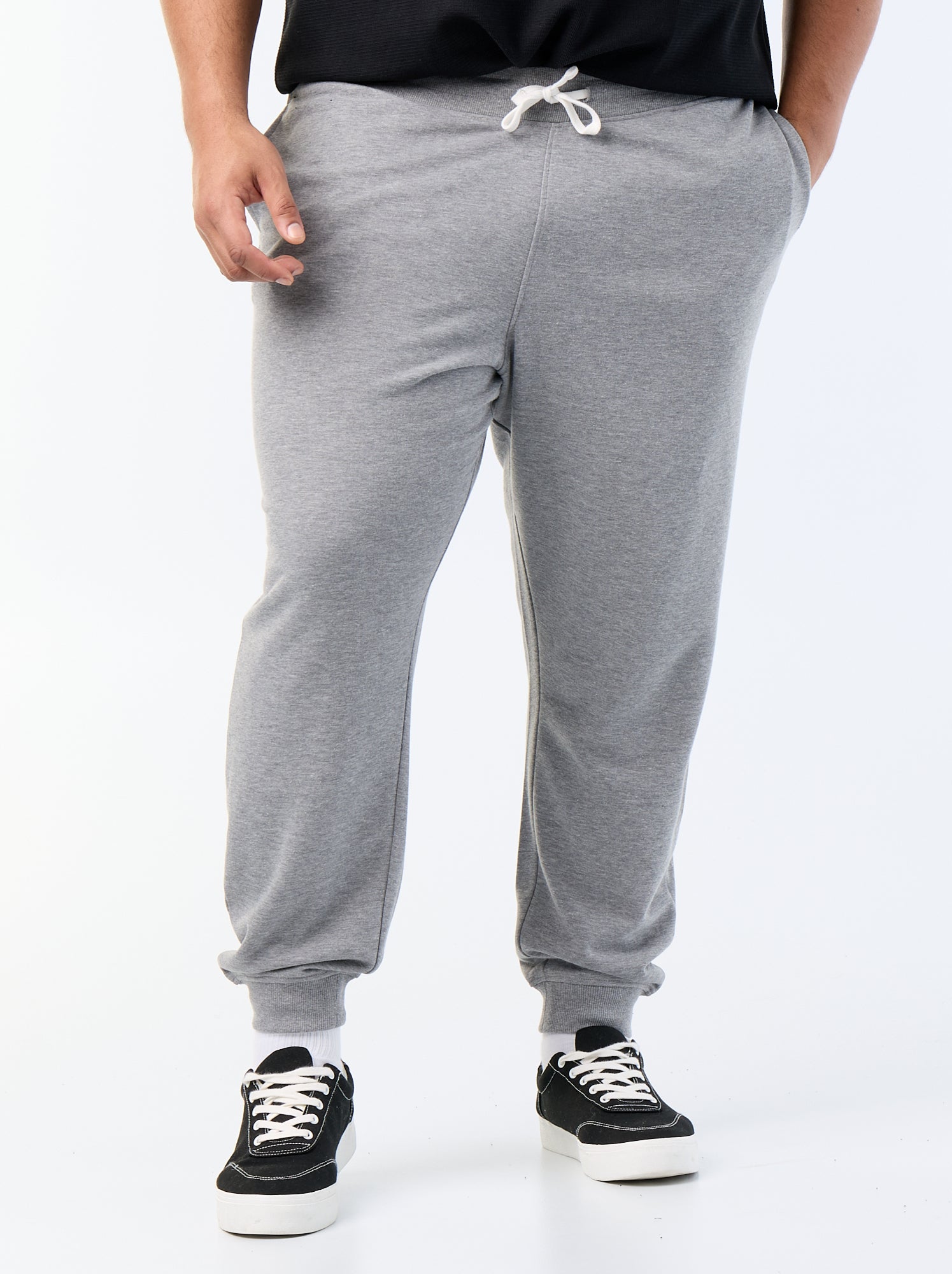 Jogging en molleton gratté - Gris