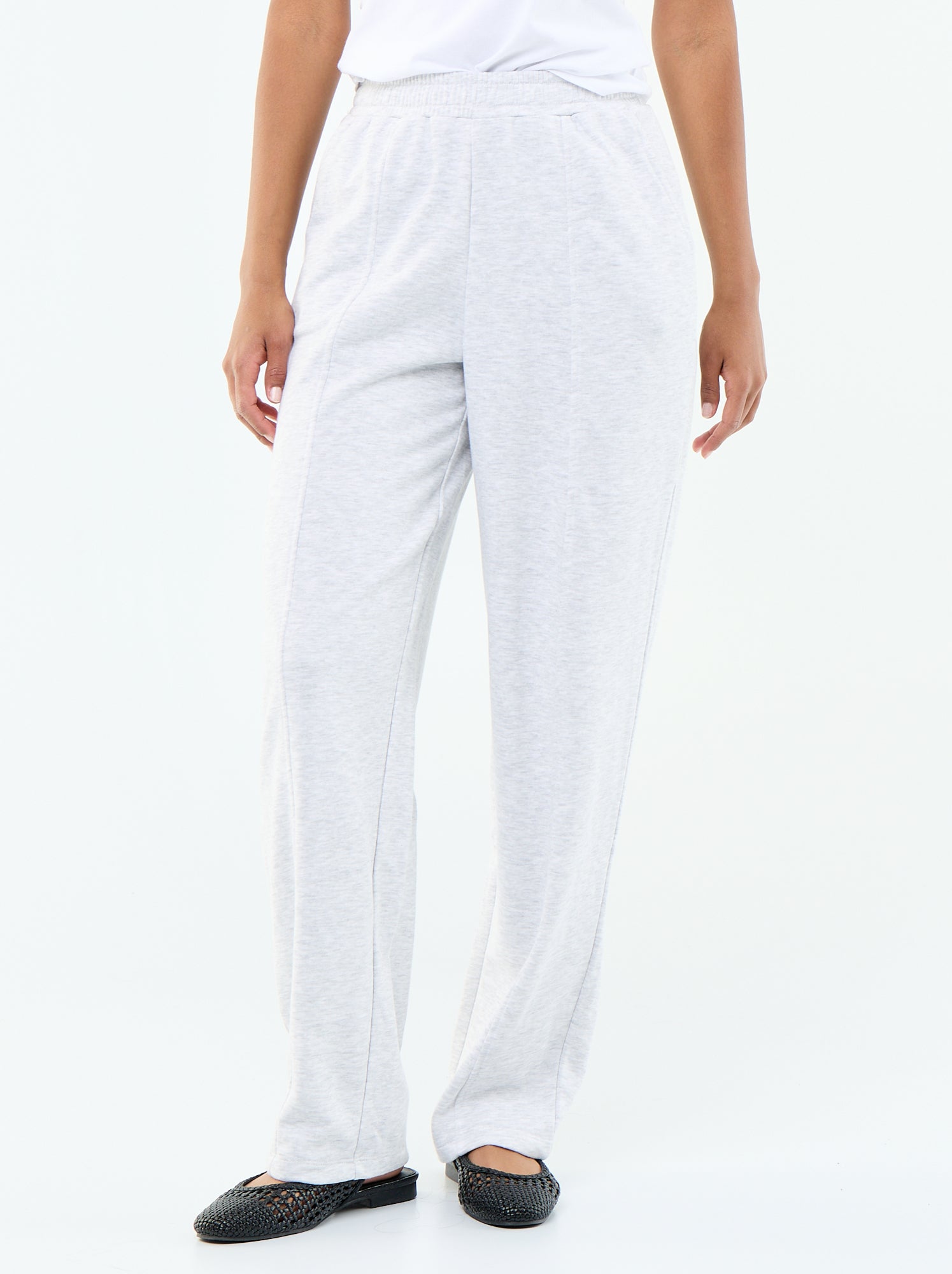 Jogging maille lourde - Gris
