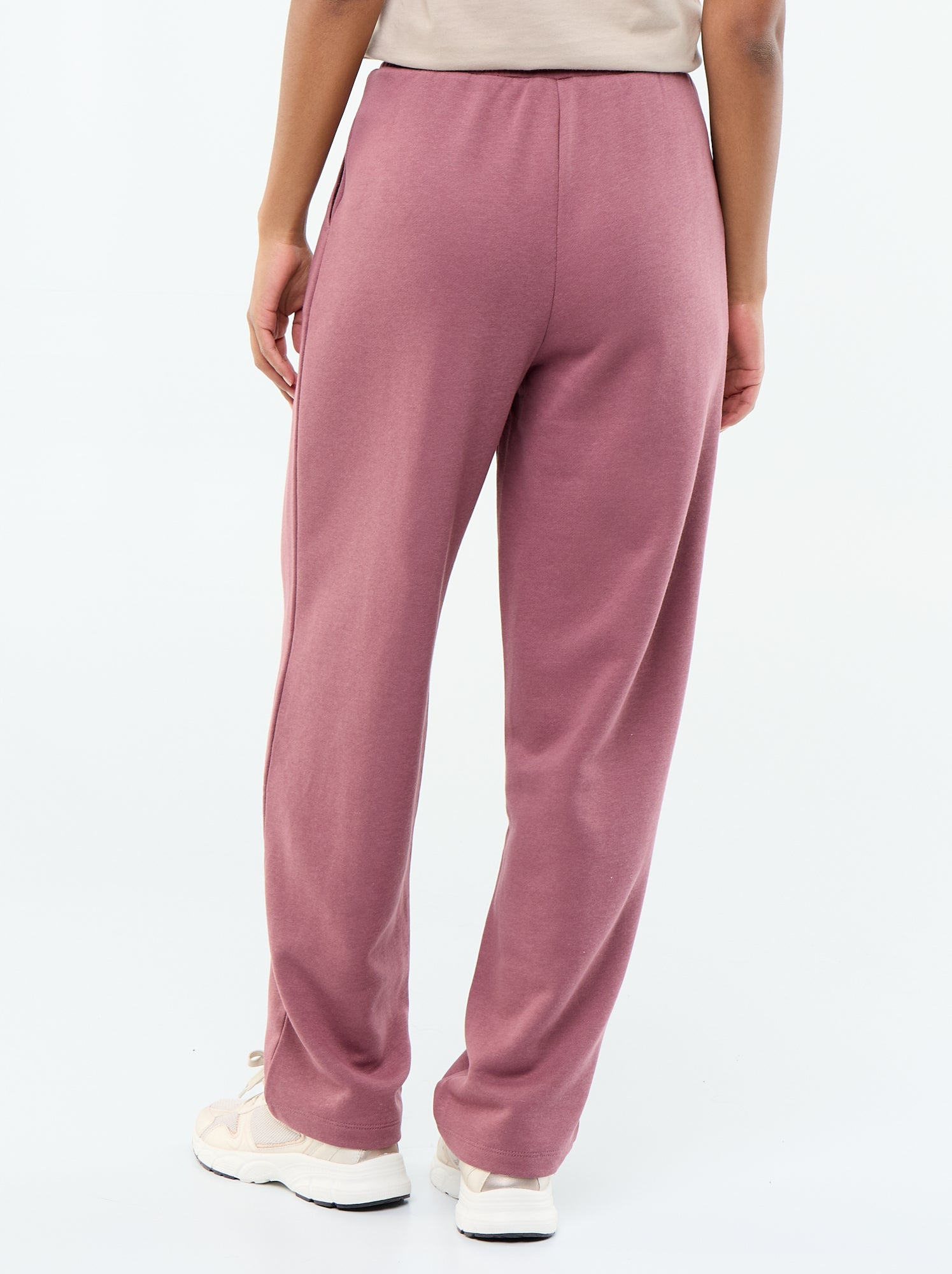 Jogging maille lourde - Rose