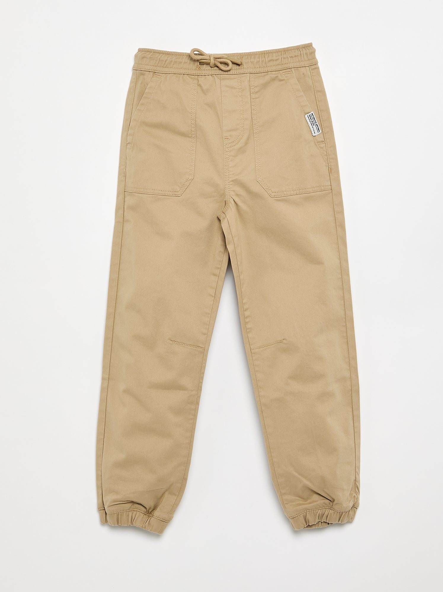 Jogpant avec cordons de serrage - Beige