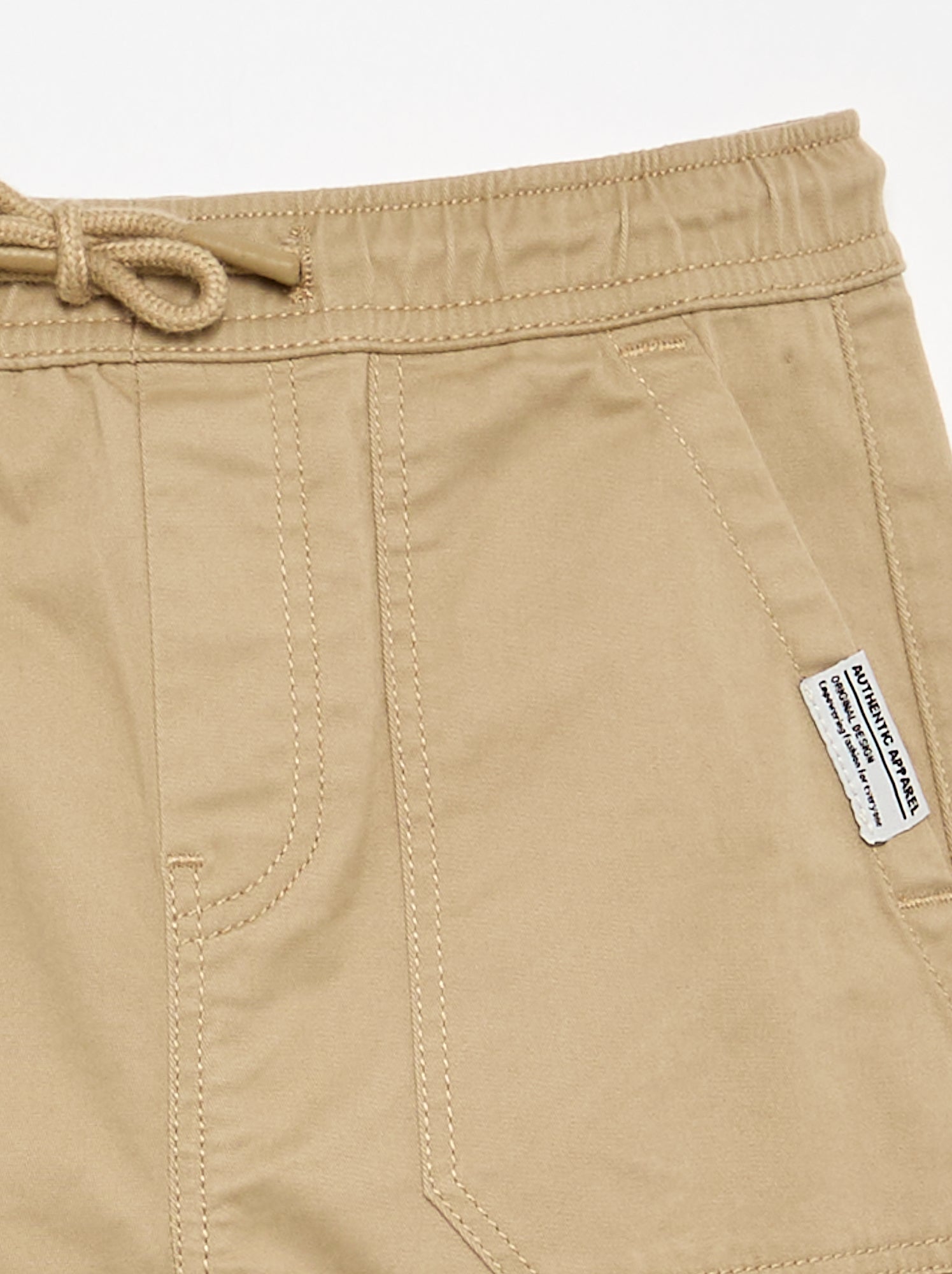 Jogpant avec cordons de serrage - Beige