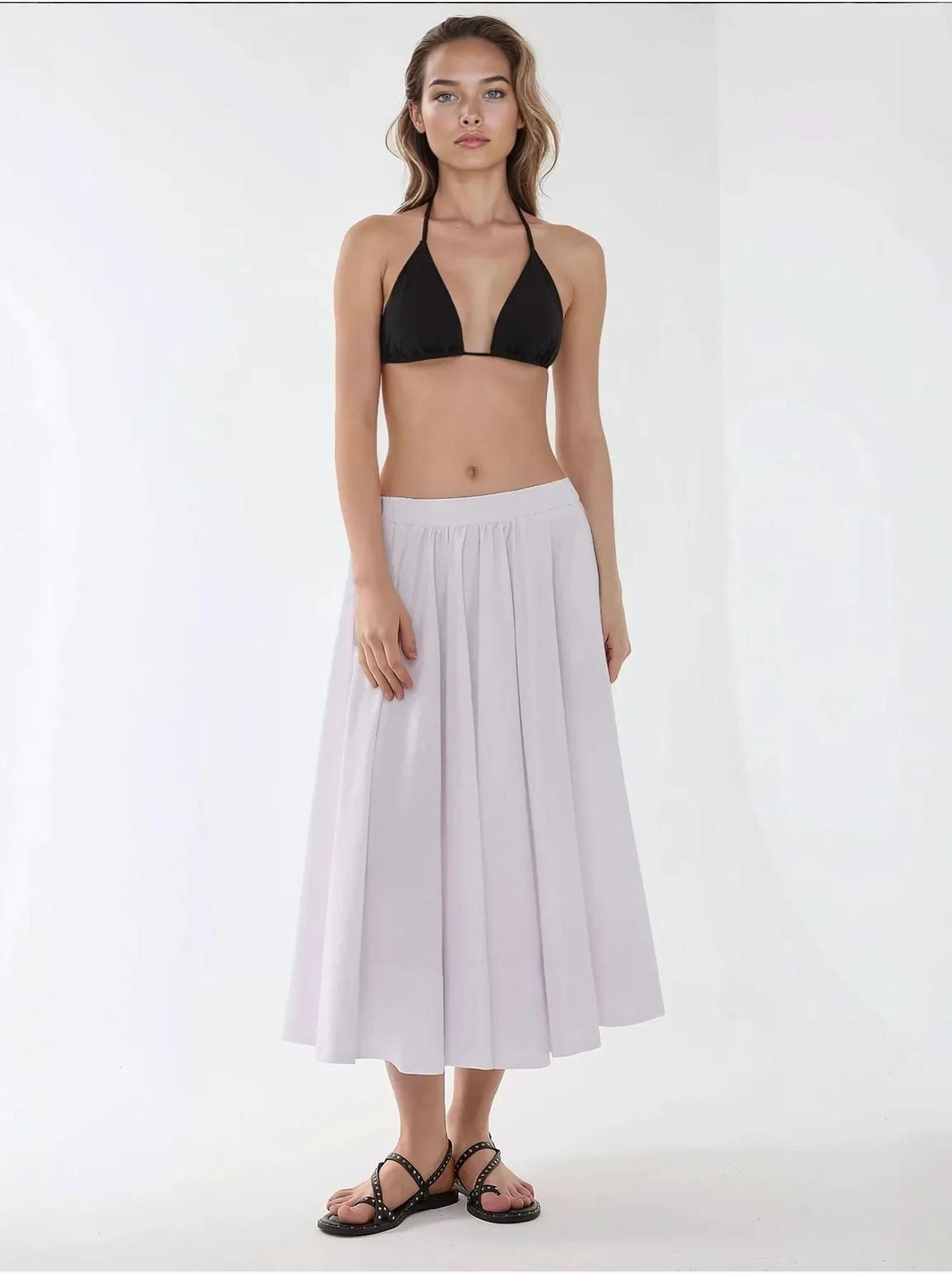 Jupe maxi a-form fit - Blanc