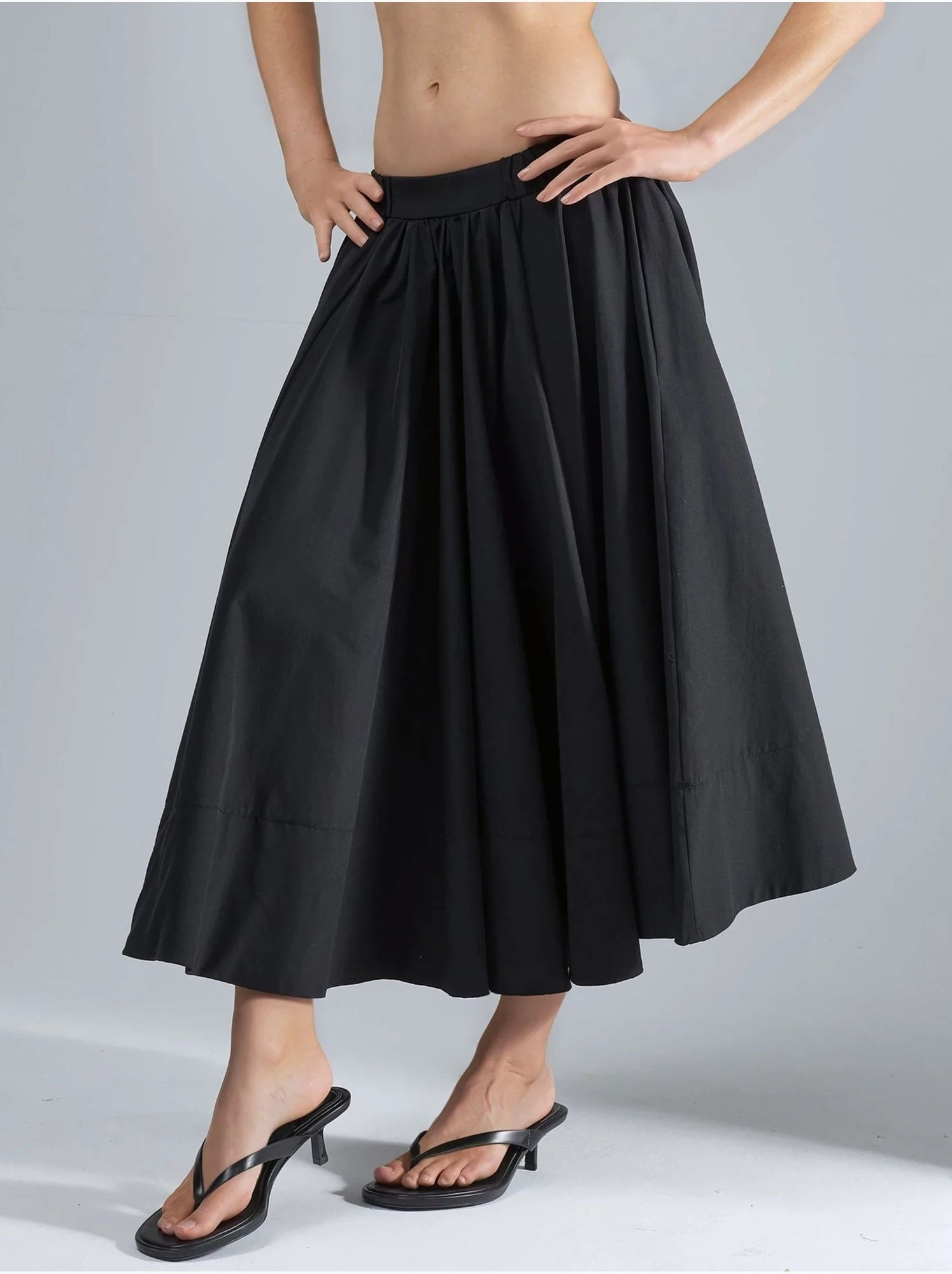 Jupe maxi a-form fit - Noir