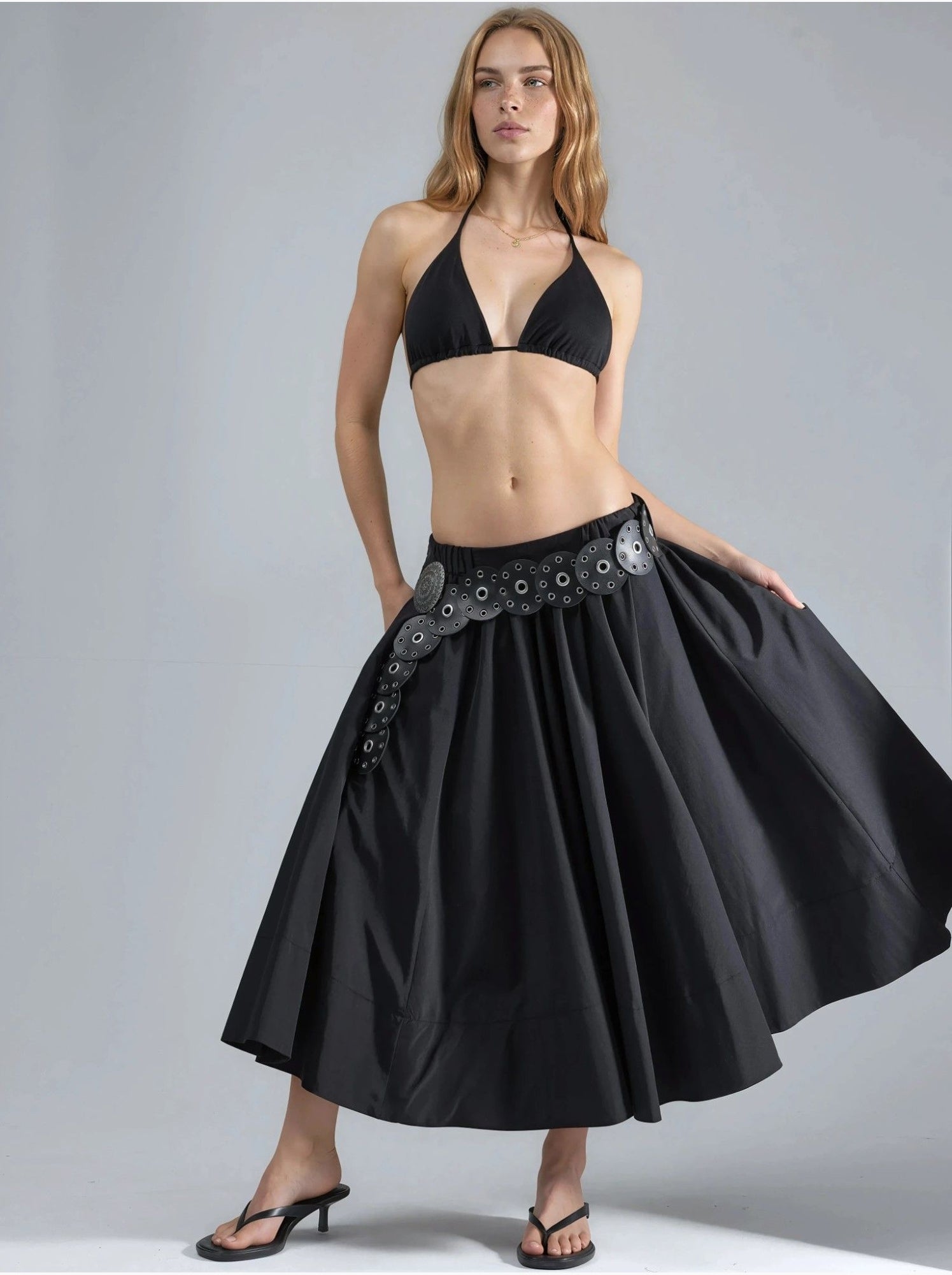 Jupe maxi a-form fit - Noir