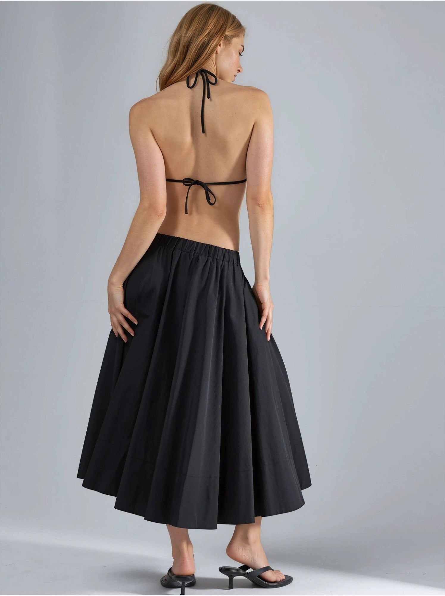 Jupe maxi a-form fit - Noir
