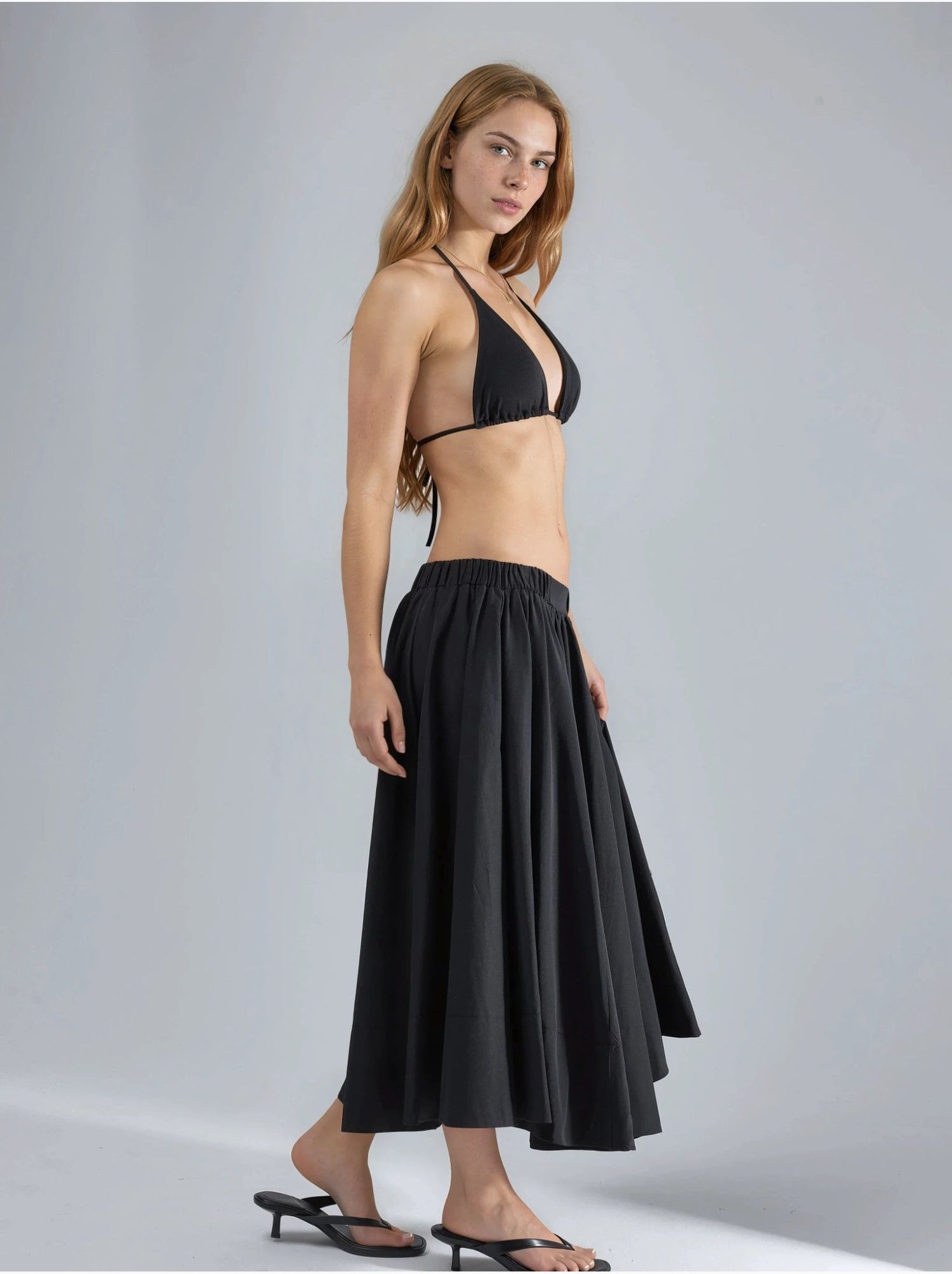Jupe maxi a-form fit - Noir