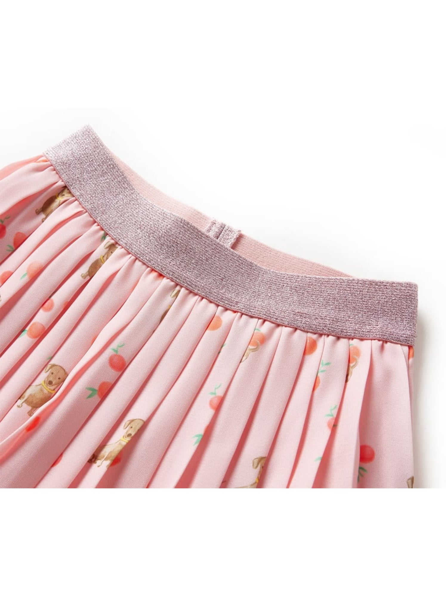 Jupe plissée pour enfant coton - vidaxl - Orange