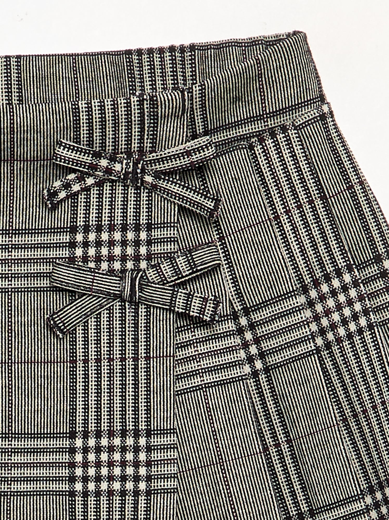 Jupe short à motif - Gris