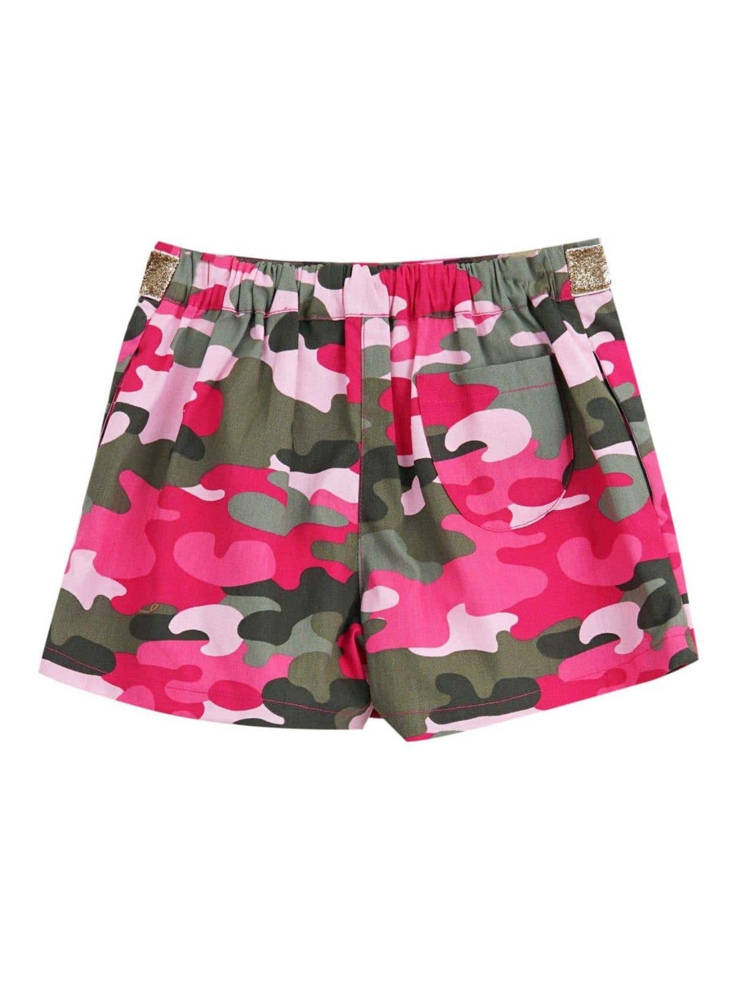 Jupe Short  Camouflage   - Deux-en-Un  JADE - La Faute à Voltaire - Rose