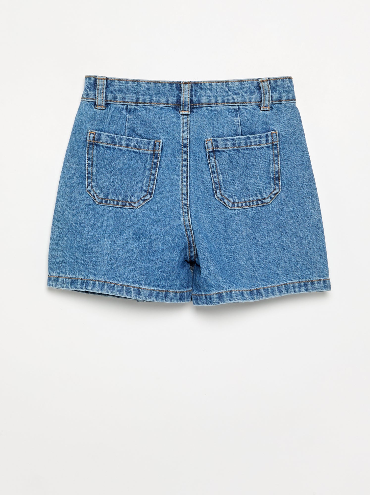 Jupe short courte en jean - Bleu