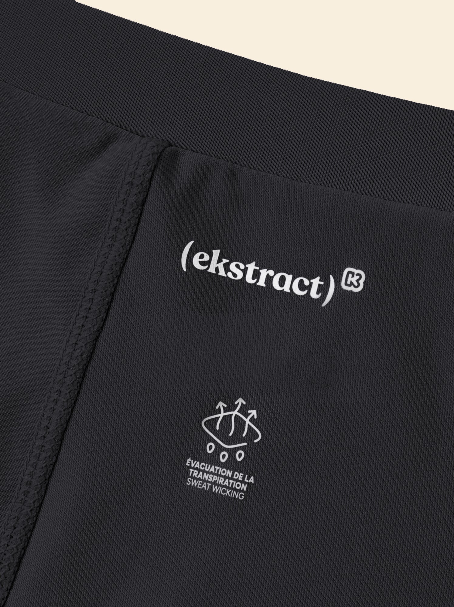 Jupe short de sport - (ekstract) - Noir