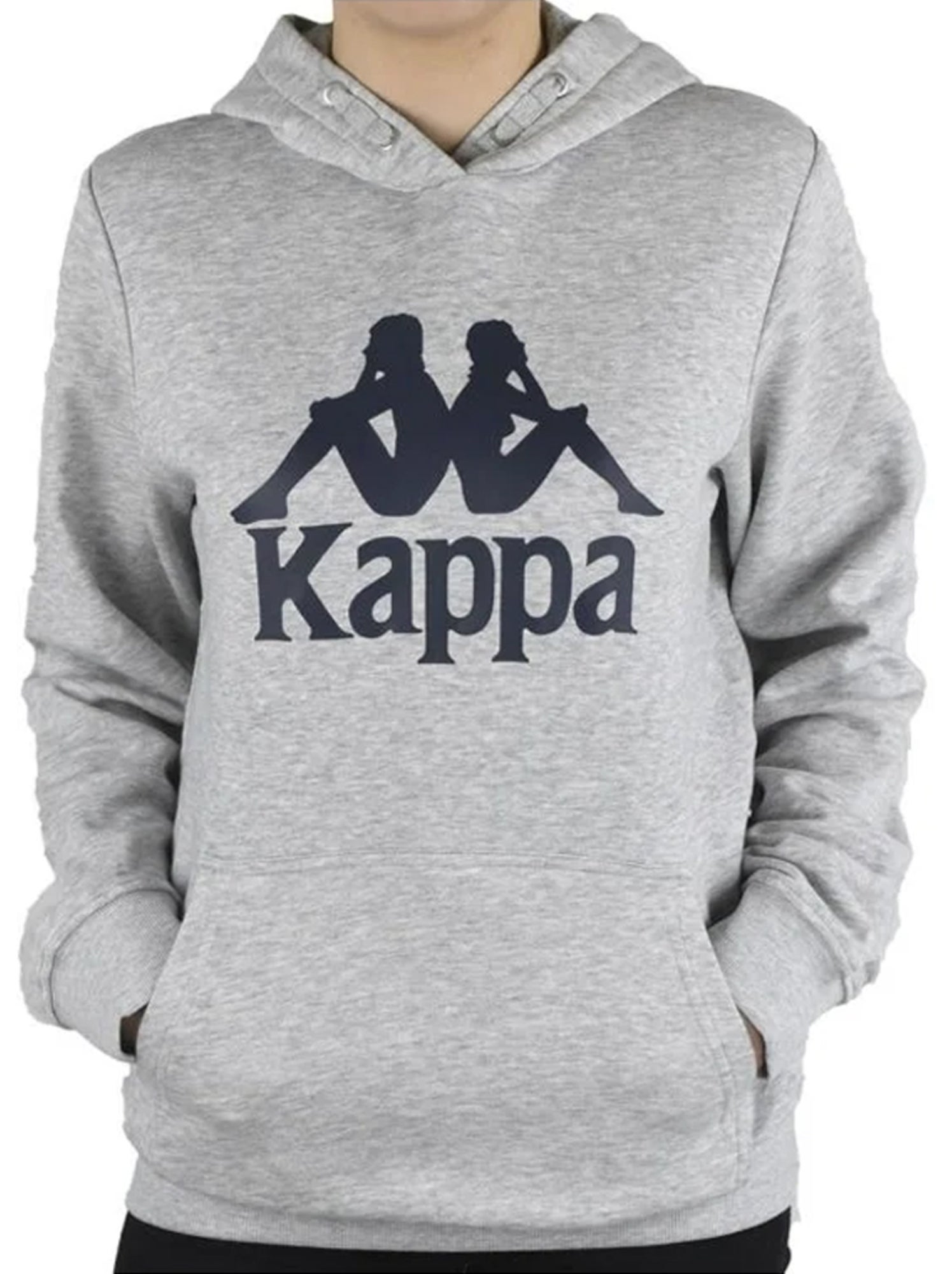 Kappa - Sweat à capuche motif/style logo TAINO - Gris