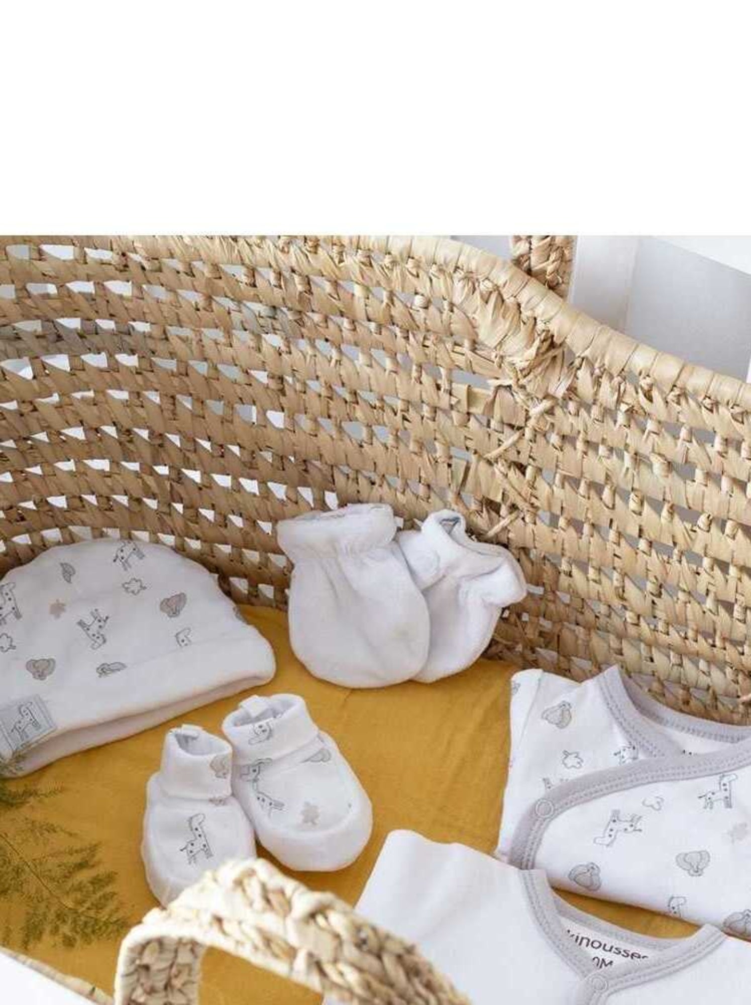 Kit naissance mixte 6 pièces - Blanc