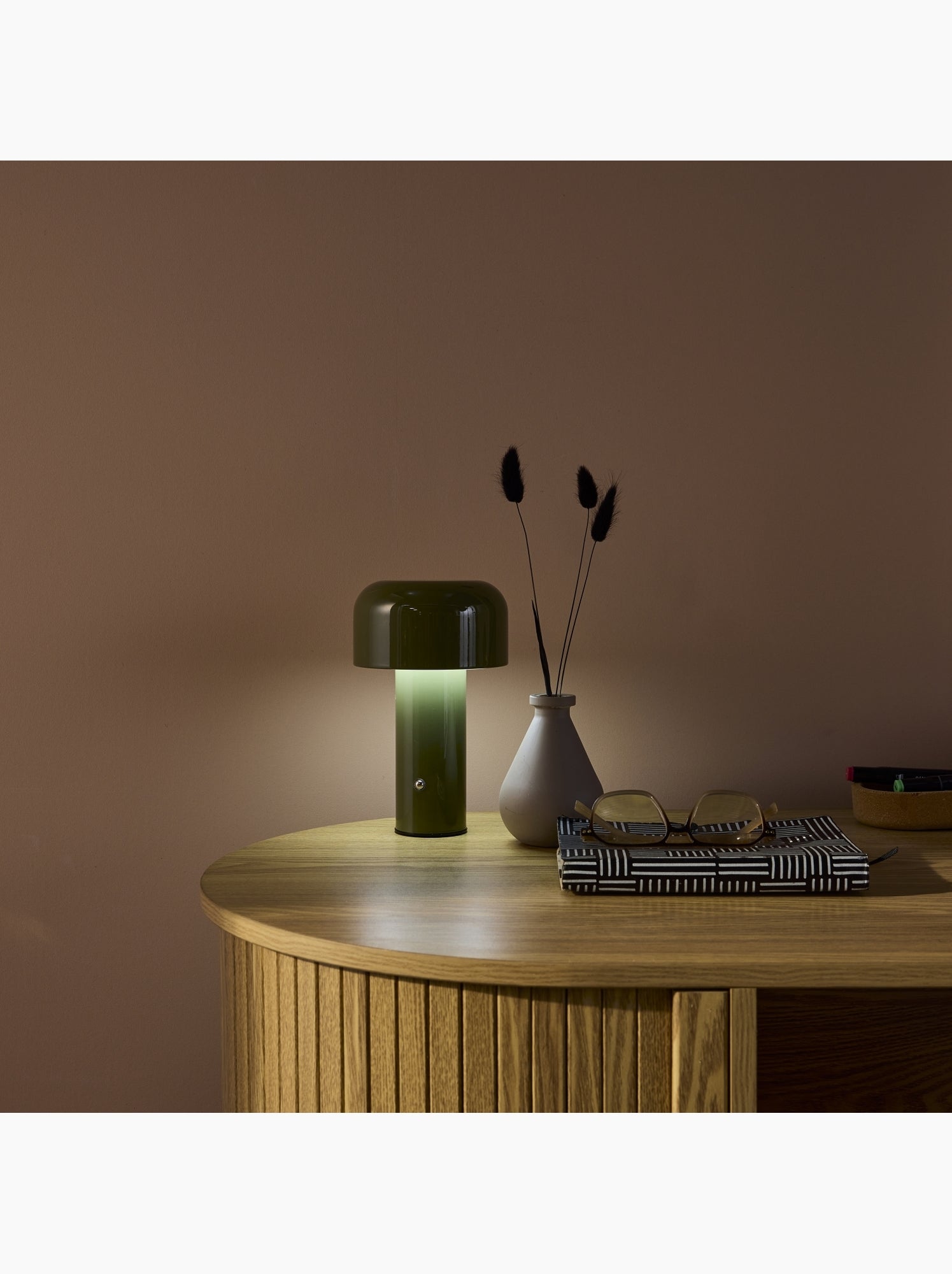 Lampe de table intérieur led métal ø13cm victor - Vert