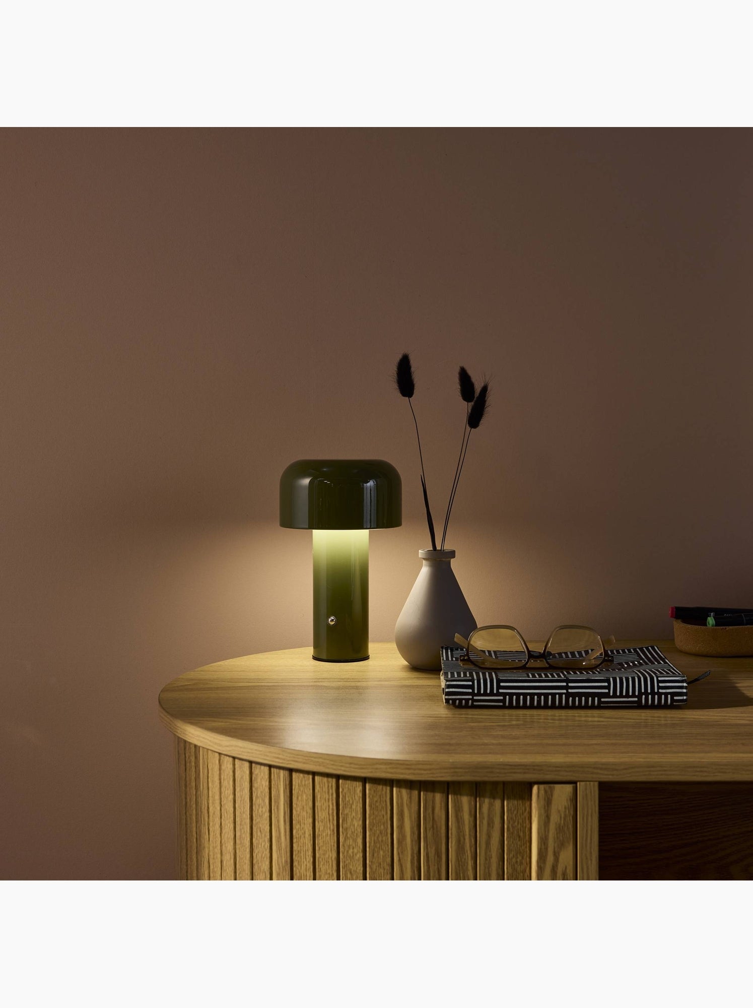 Lampe de table intérieur led métal ø13cm victor - Vert