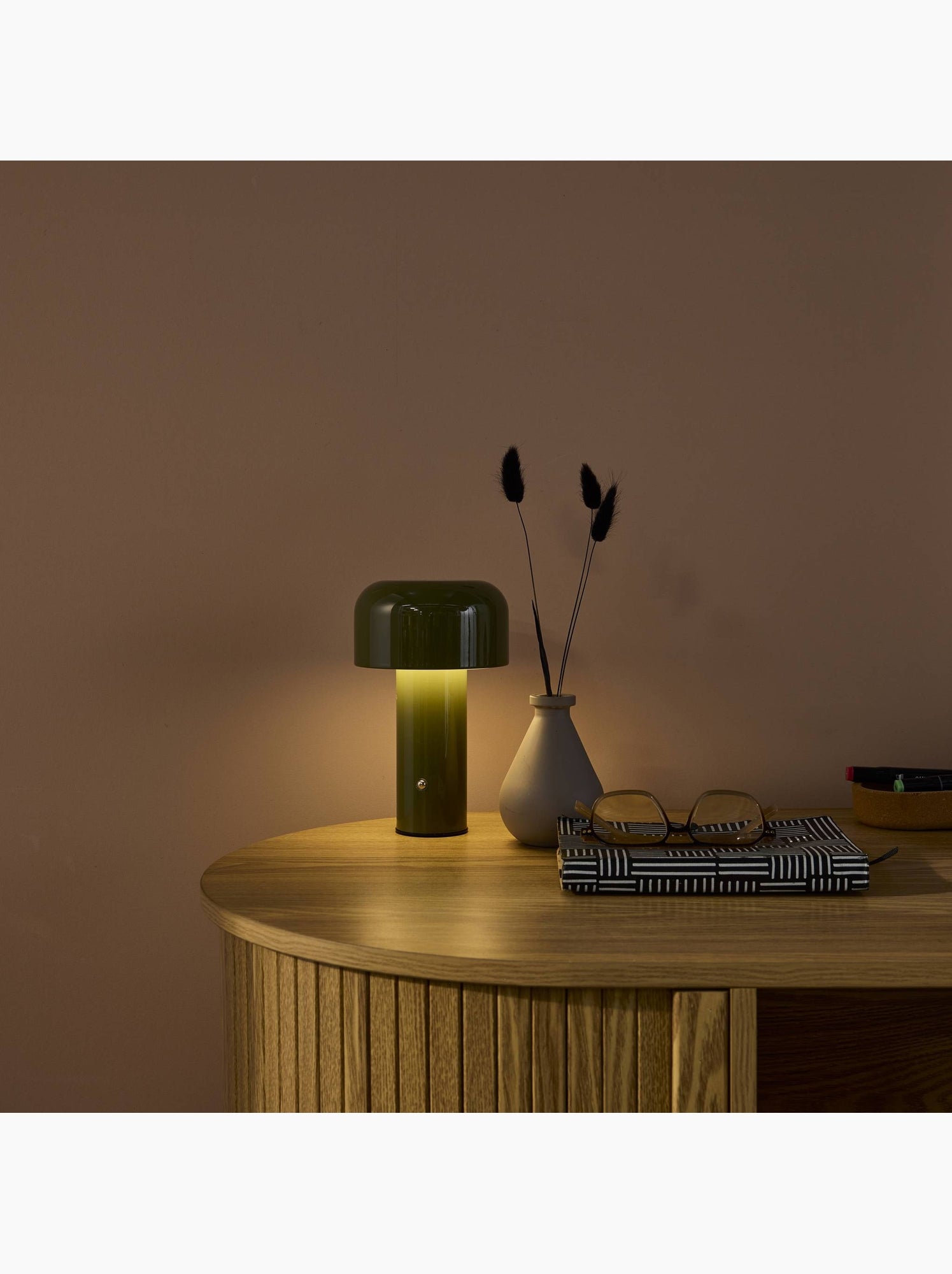 Lampe de table intérieur led métal ø13cm victor - Vert