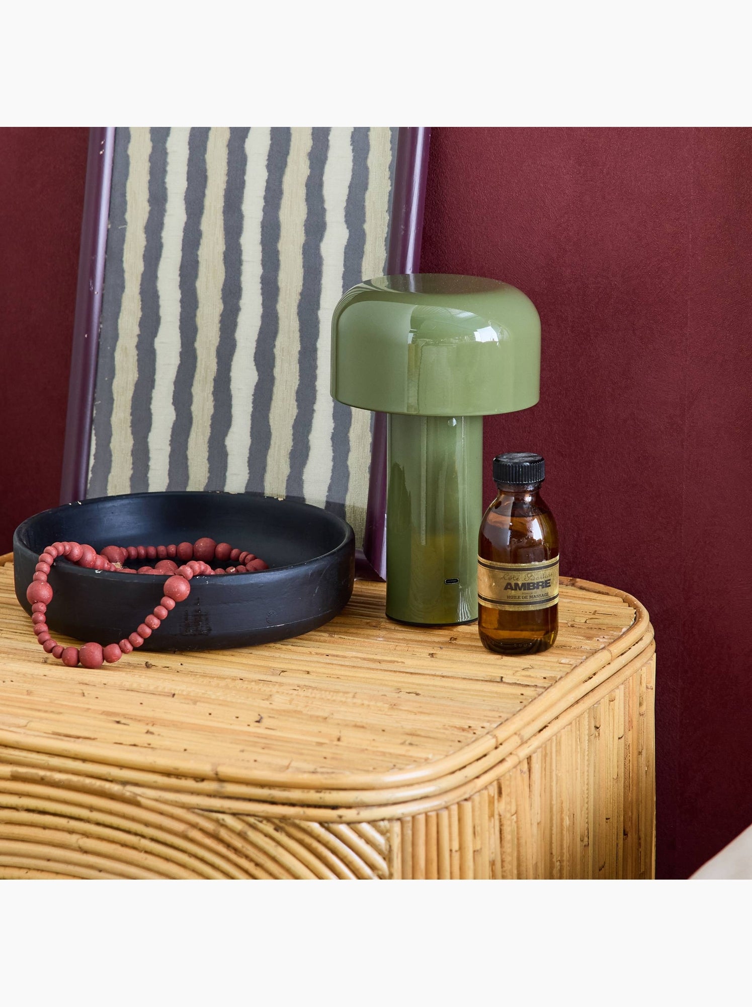 Lampe de table intérieur led métal ø13cm victor - Vert