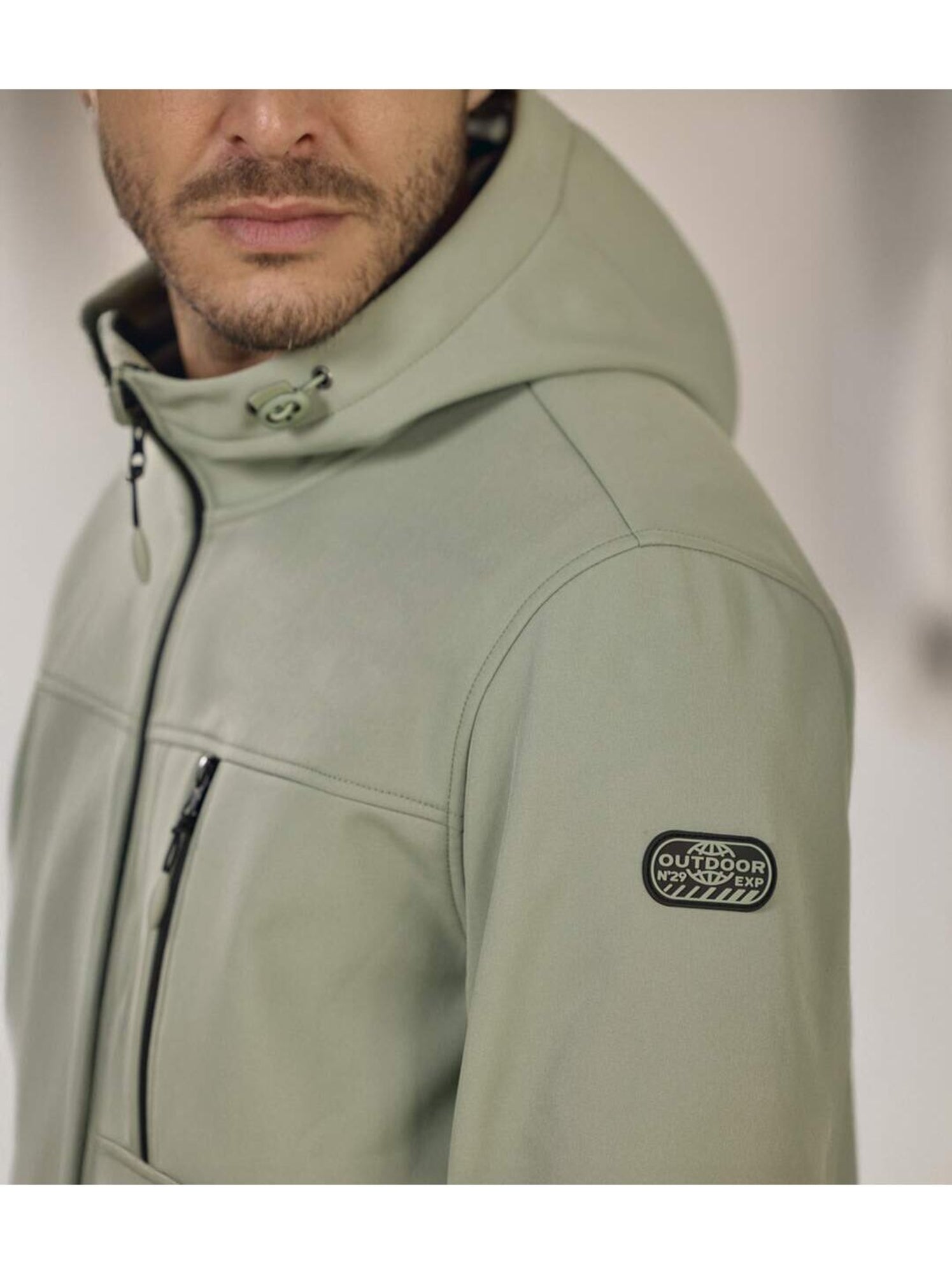 Le blouson softshell  - atlas for men - Kaki
