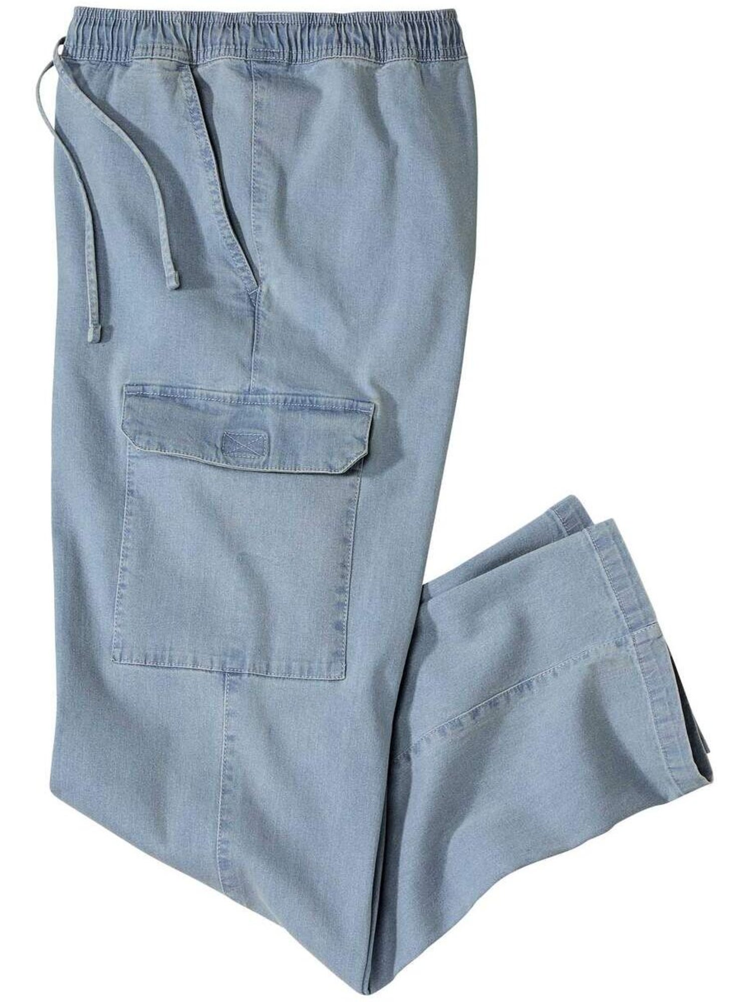 Le jean cargo top confort  - atlas for men - Bleu