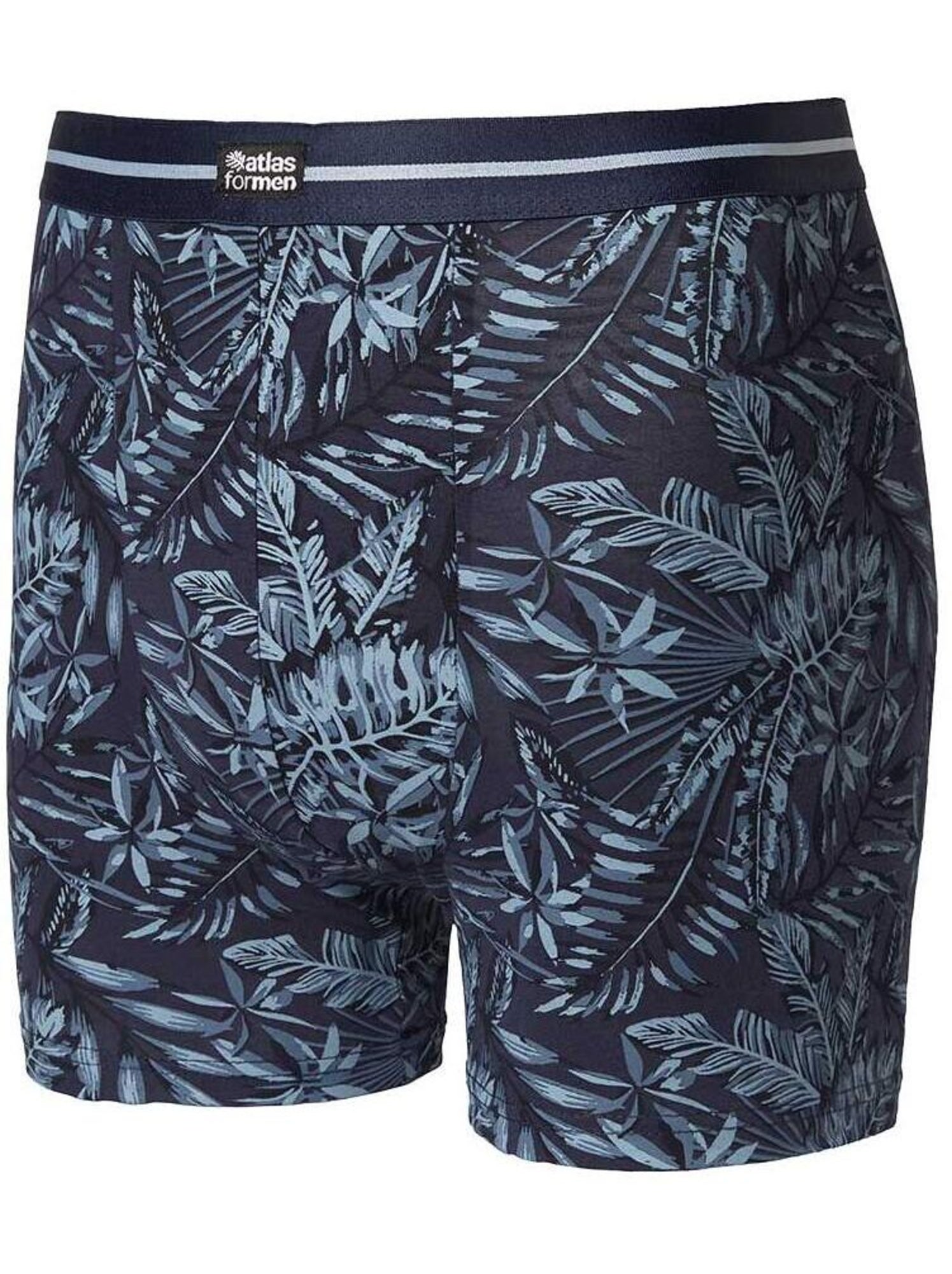 Le lot de 2 boxers en coton stretch  - atlas for men - Bleu