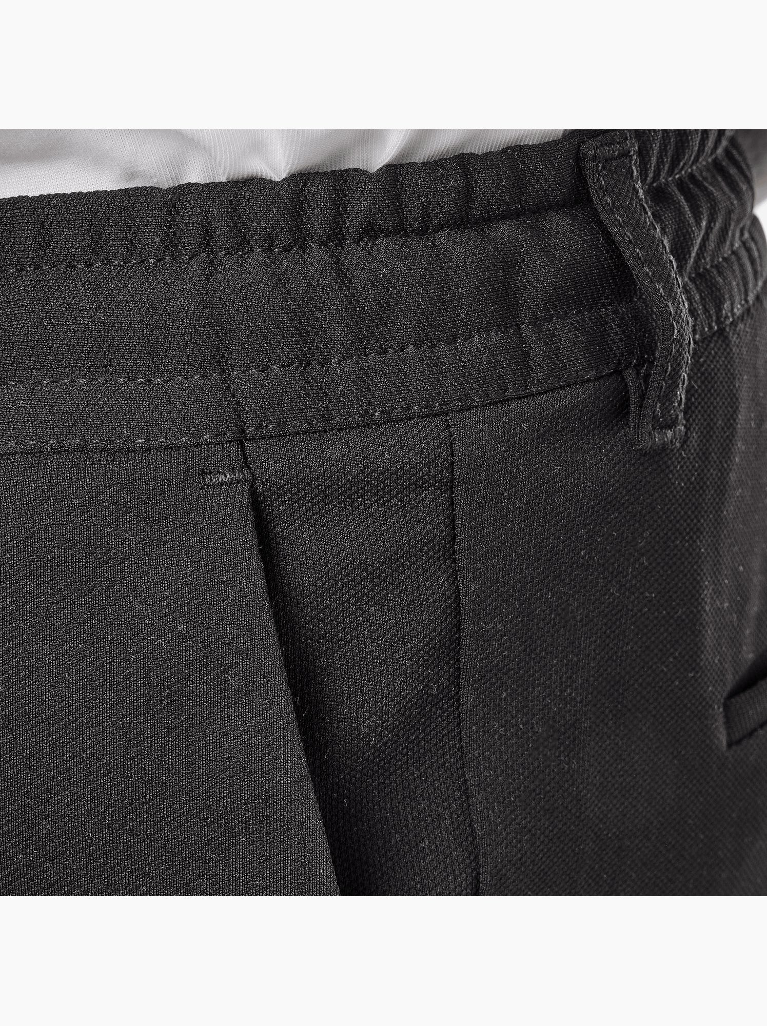 Le pantalon habillé à cordon moderne - Noir